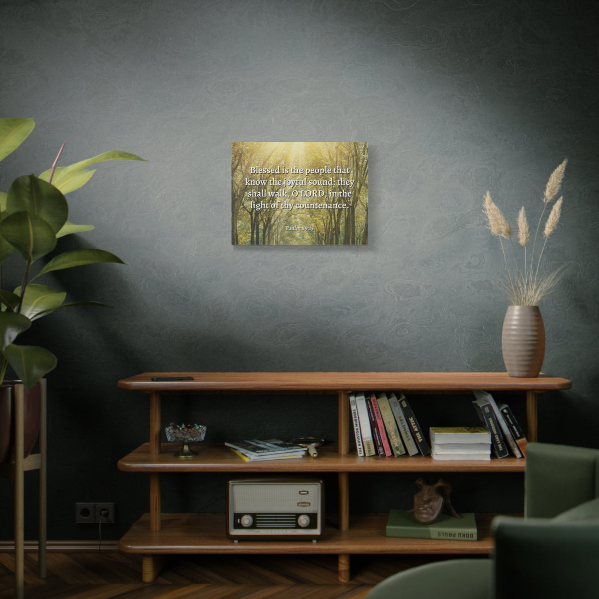 Scripture Walls Joyful Sound Psalm 89:15 Bible Verse Canvas Christian Wall Art Ready to Hang-Express Your Love Gifts