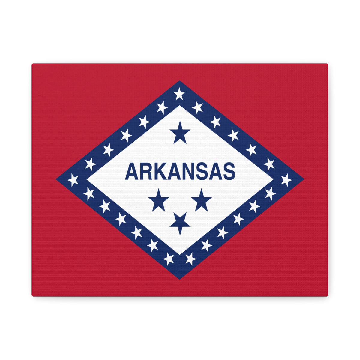 Arkansas State Flag Canvas Vibrant Wall Art Unframed Home Decor-Express Your Love Gifts