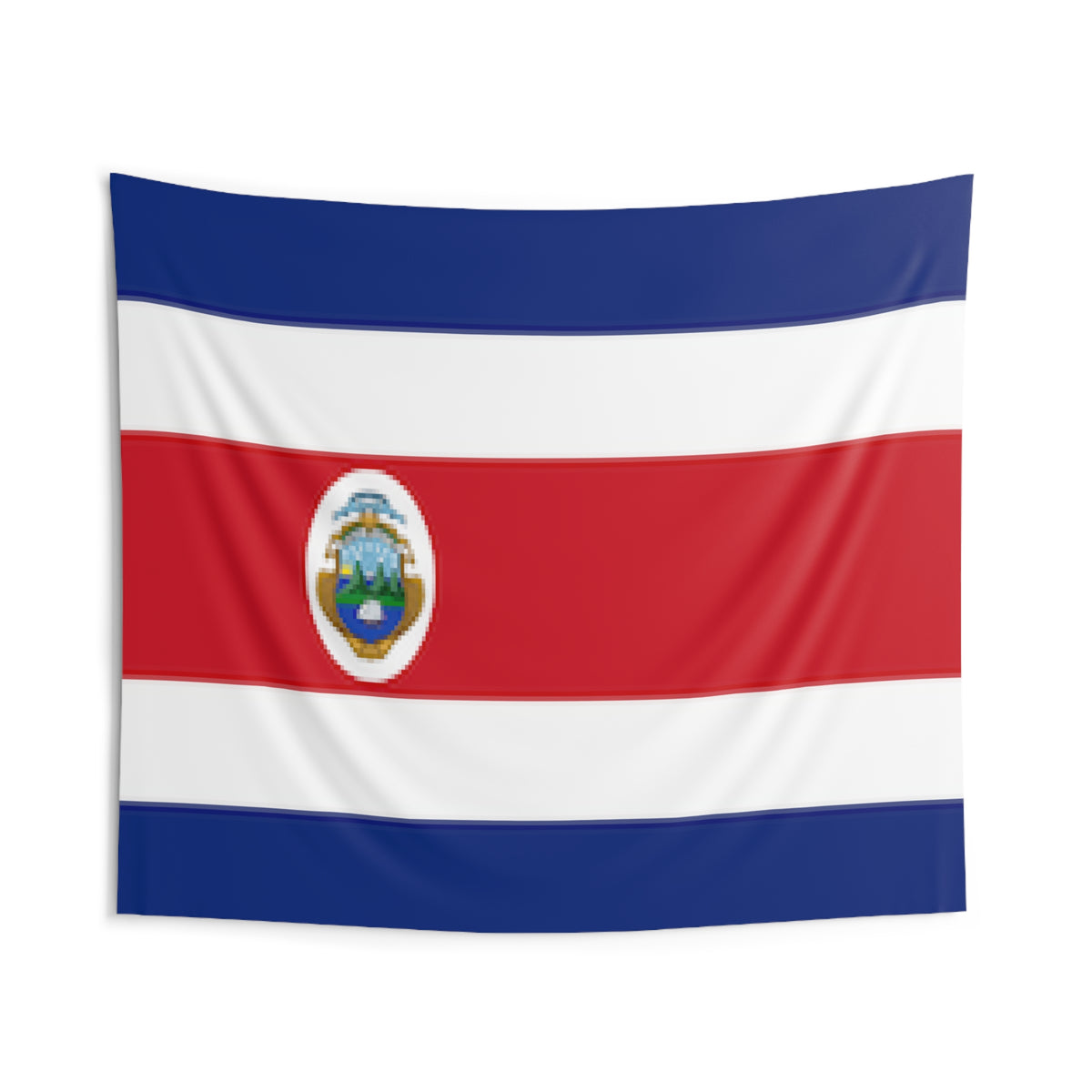 Costa Rica Country Flag Wall Hanging Tapestry-Express Your Love Gifts