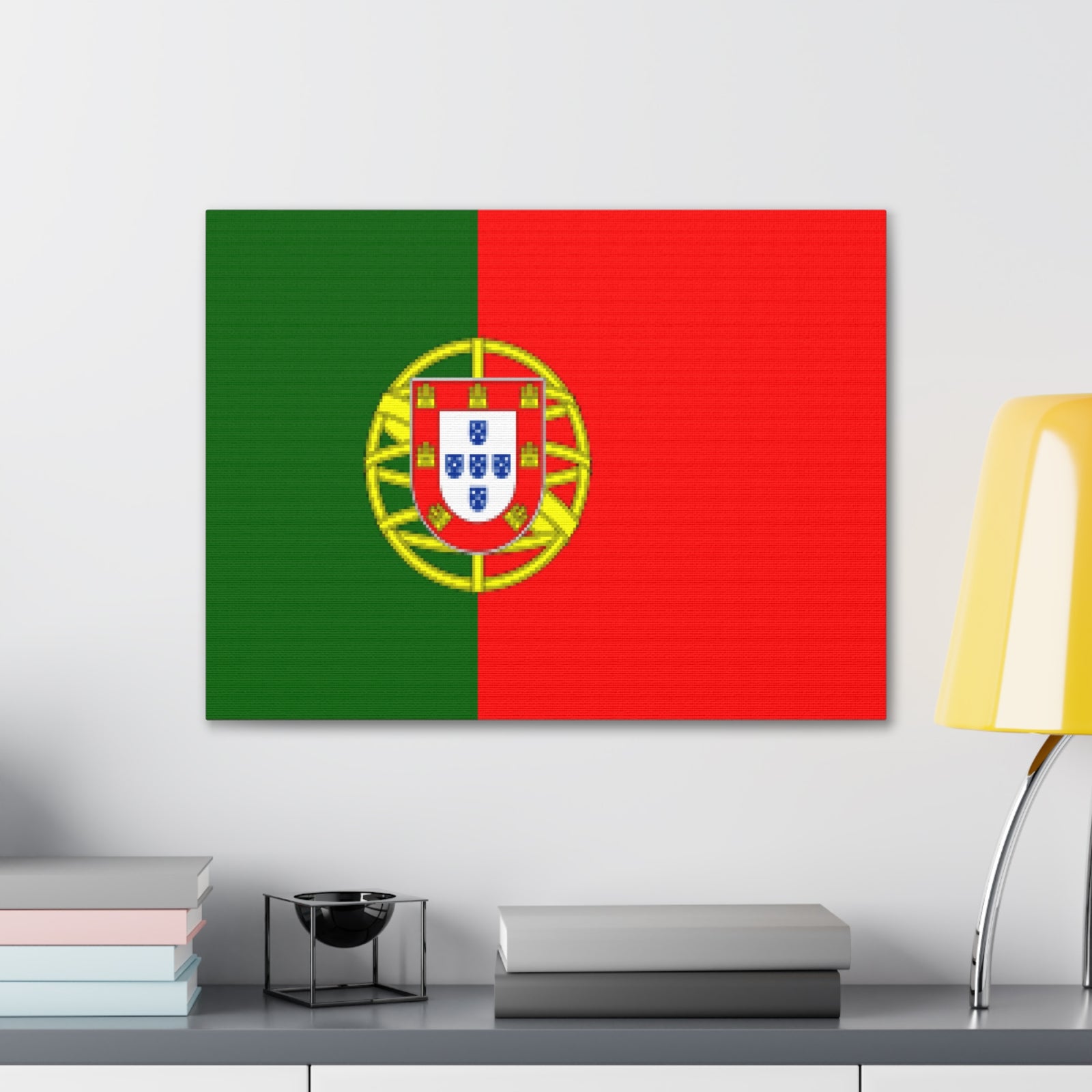 Portugal Country Flag Canvas Vibrant Wall Art Unframed Home Decor-Express Your Love Gifts