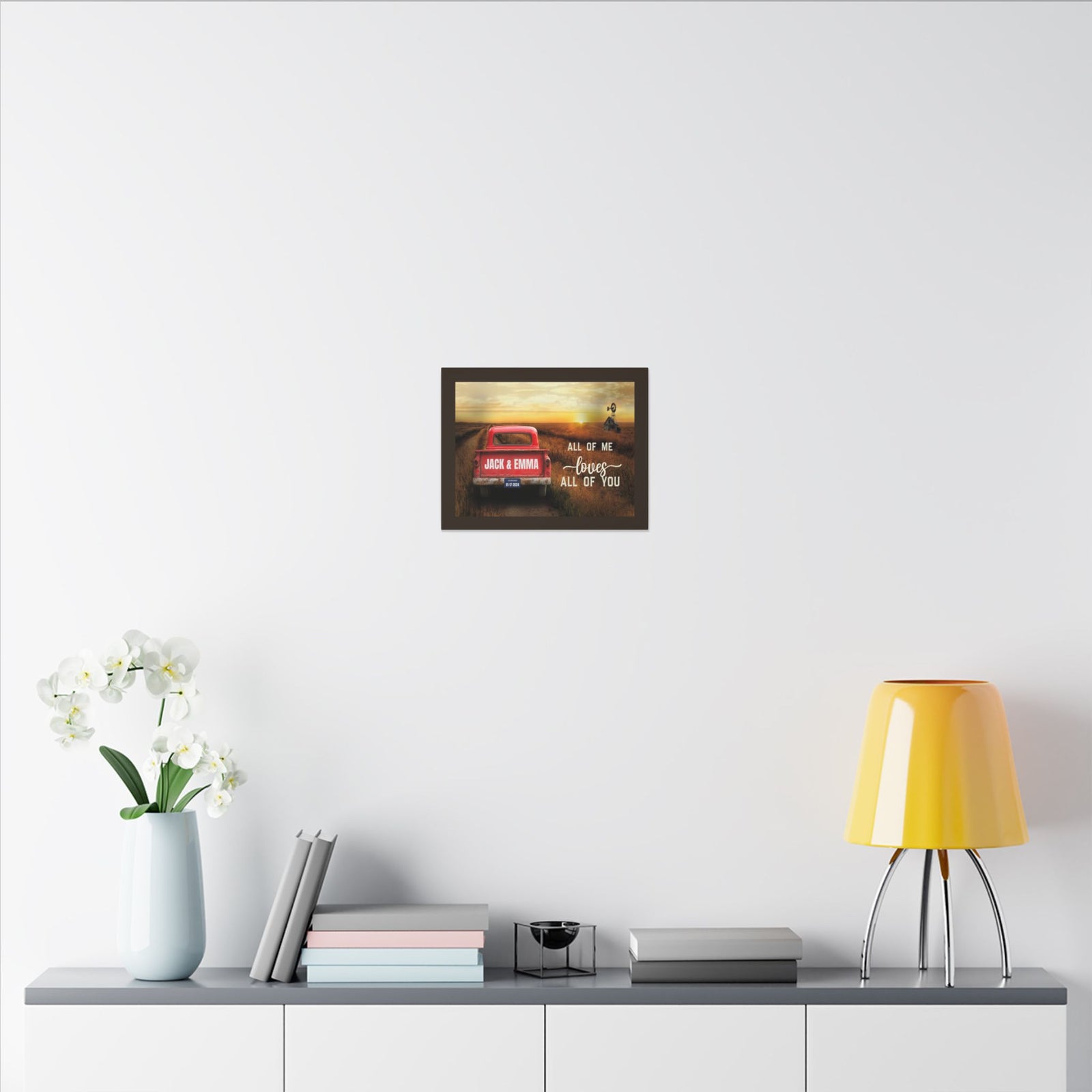 Personalized All of Me Loves All of You Custom Canvas Wall Art-Express Your Love Gifts