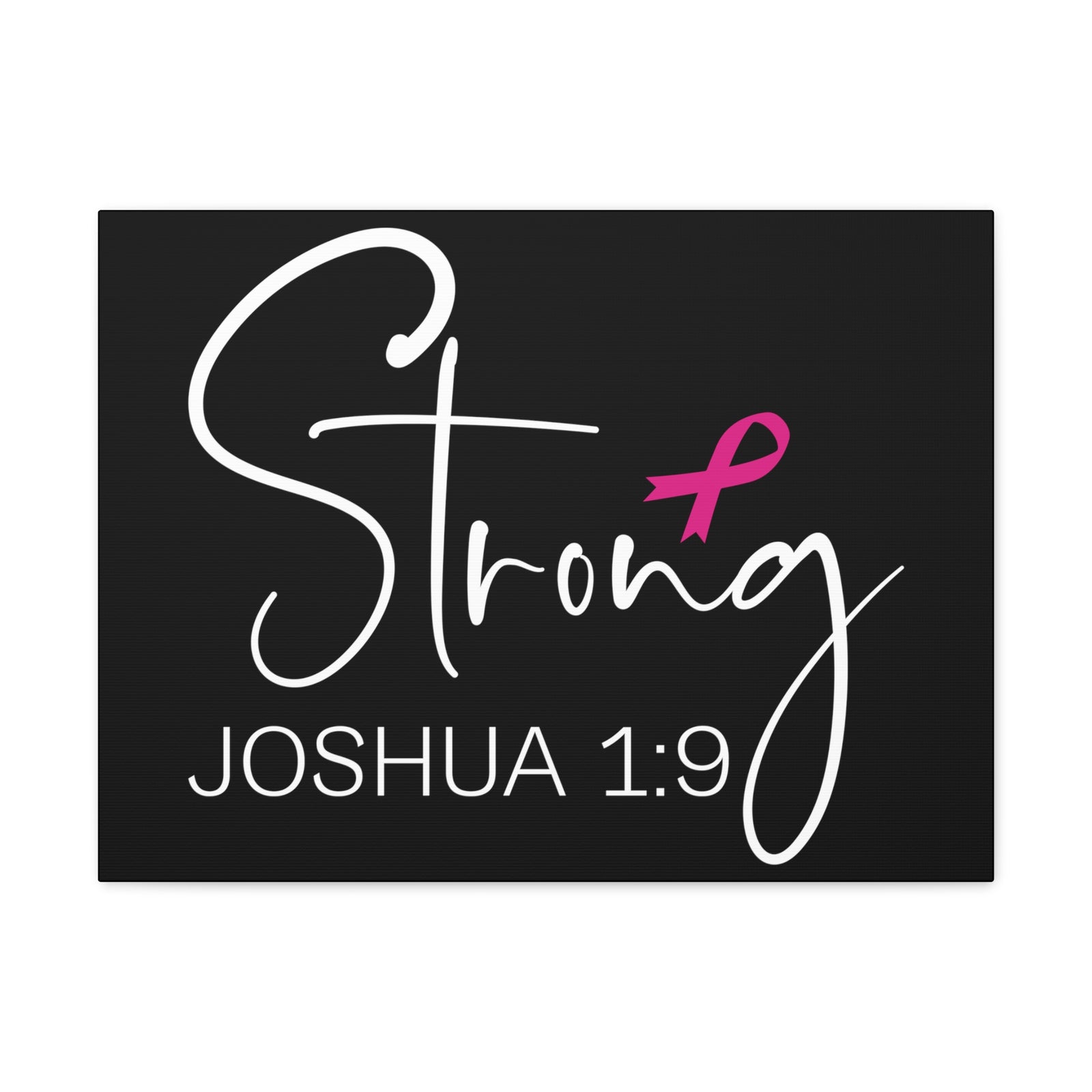 Scripture Walls Joshua 1:9 Strong Bible Verse Canvas Christian Wall Art Ready to Hang Unframed-Express Your Love Gifts