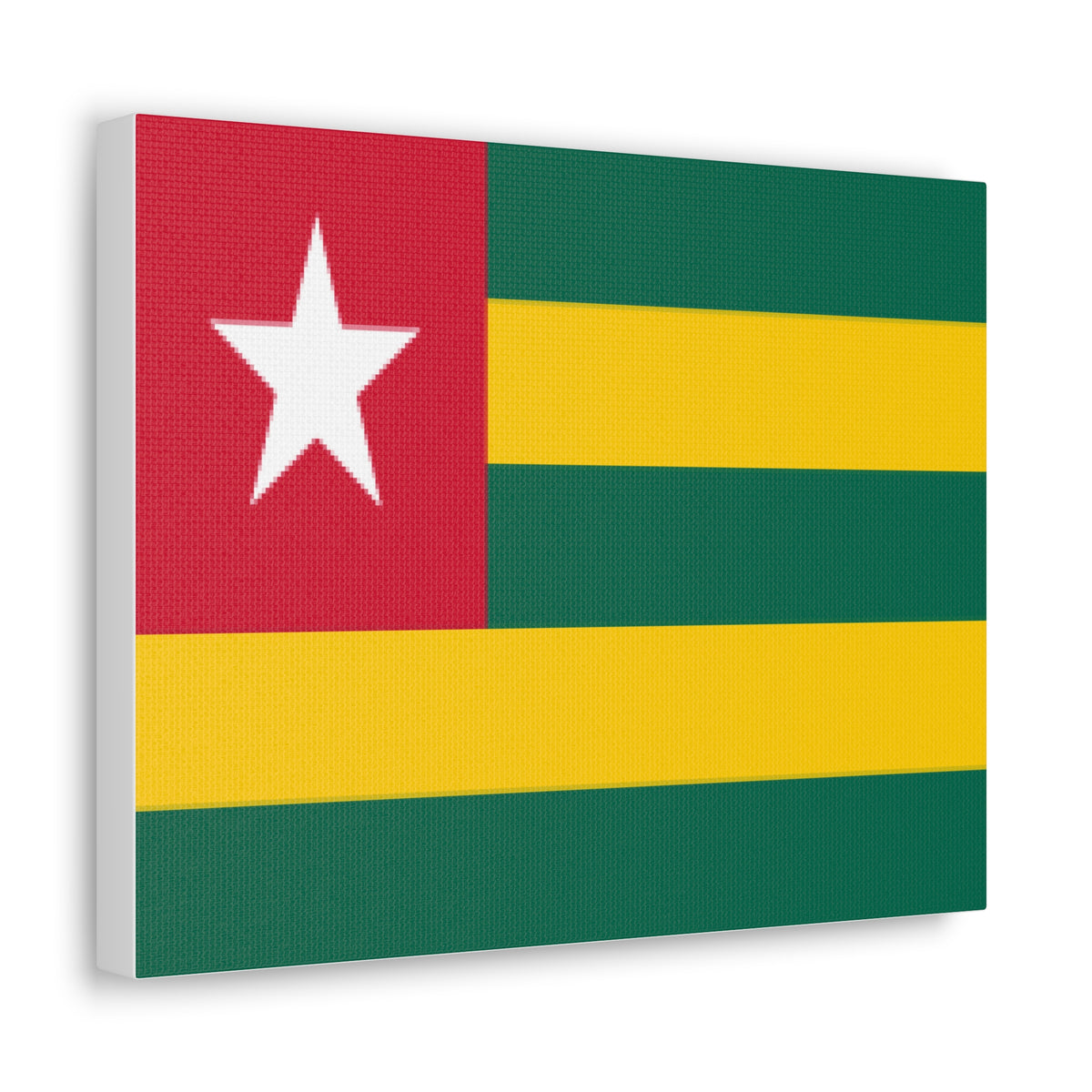 Togo Country Flag Canvas Vibrant Wall Art Unframed Home Decor-Express Your Love Gifts