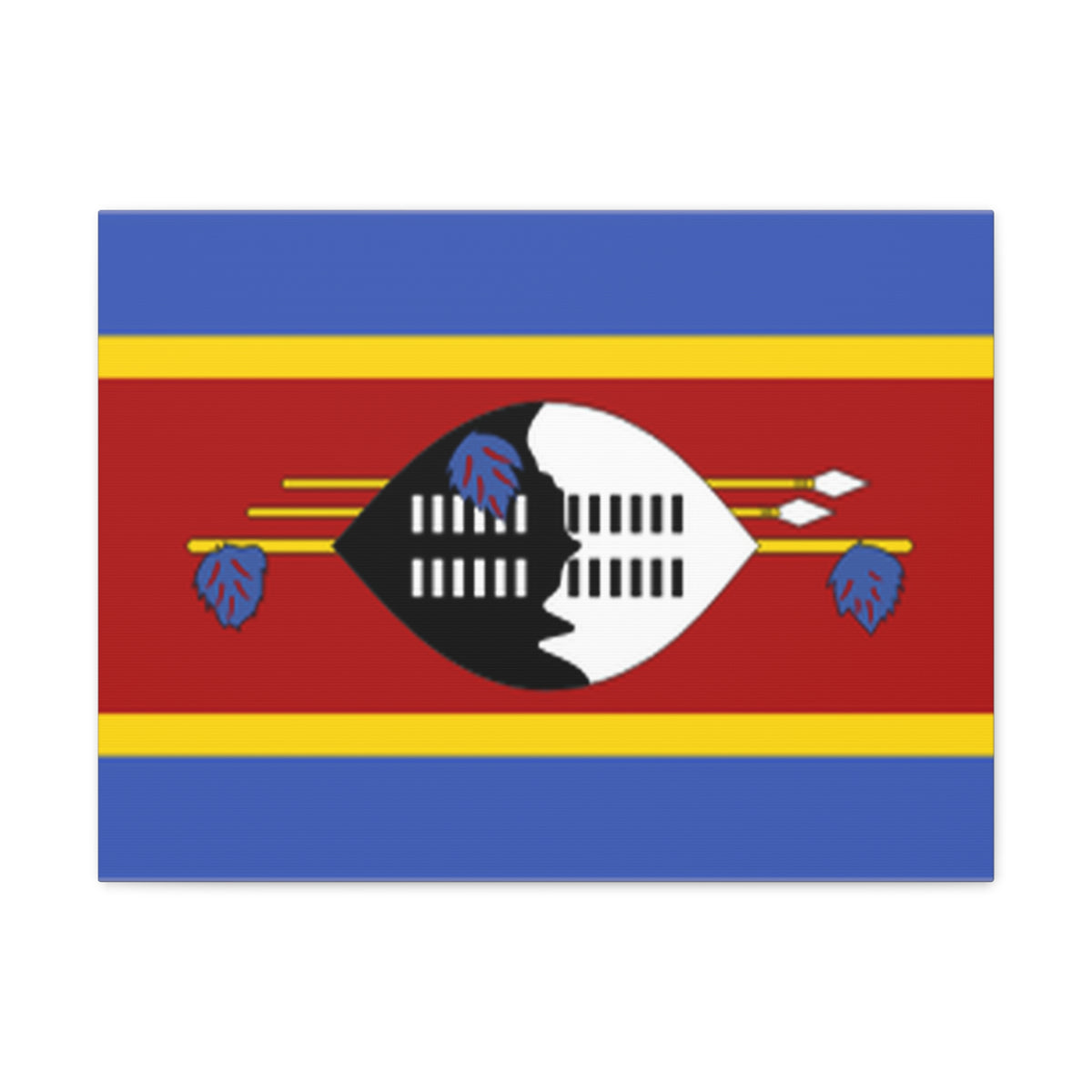Eswatini Country Flag Canvas Vibrant Wall Art Unframed Home Decor-Express Your Love Gifts