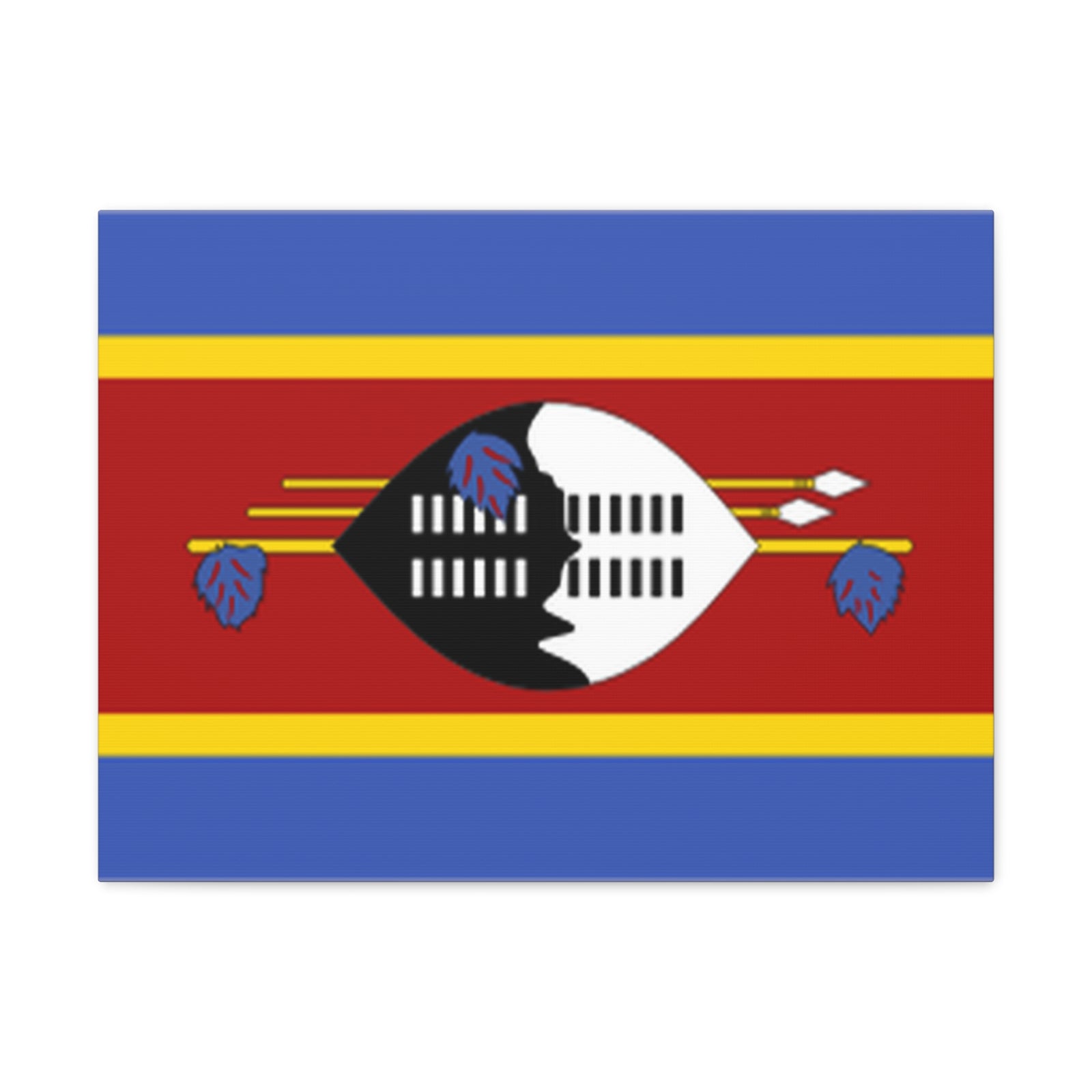Eswatini Country Flag Canvas Vibrant Wall Art Unframed Home Decor-Express Your Love Gifts