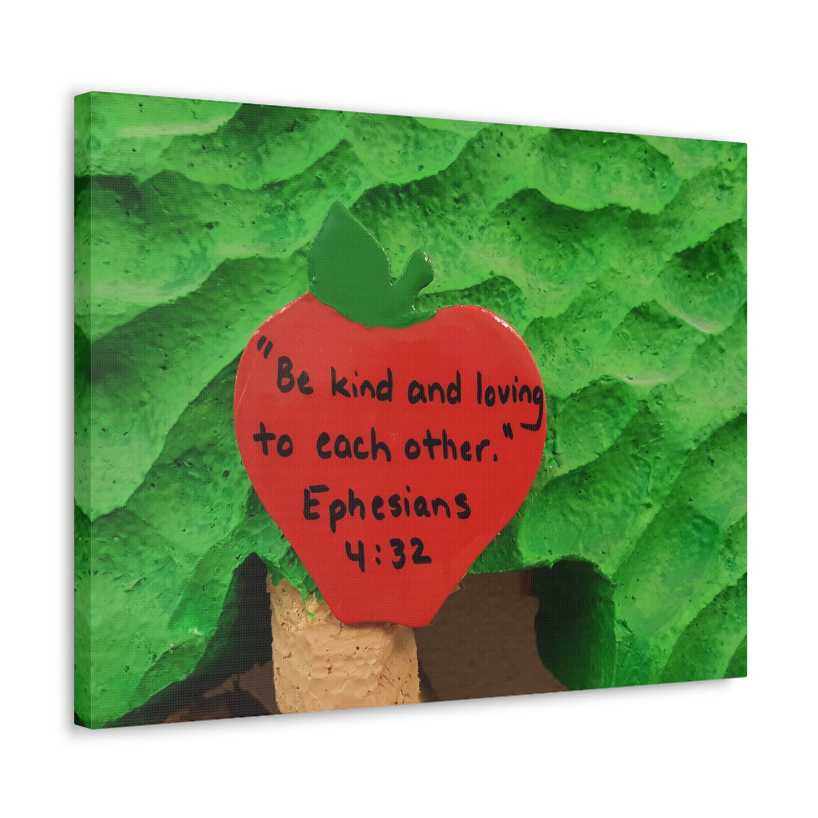 Scripture Walls Be Kind Ephesians 4:32 Bible Verse Canvas Christian Wall Art Ready to Hang-Express Your Love Gifts