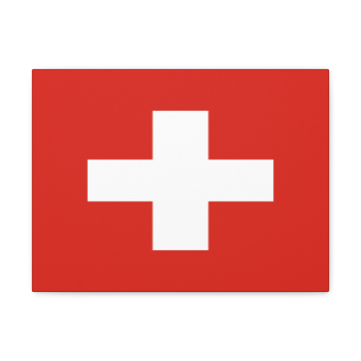 Switzerland Country Flag Canvas Vibrant Wall Art Unframed Home Decor-Express Your Love Gifts