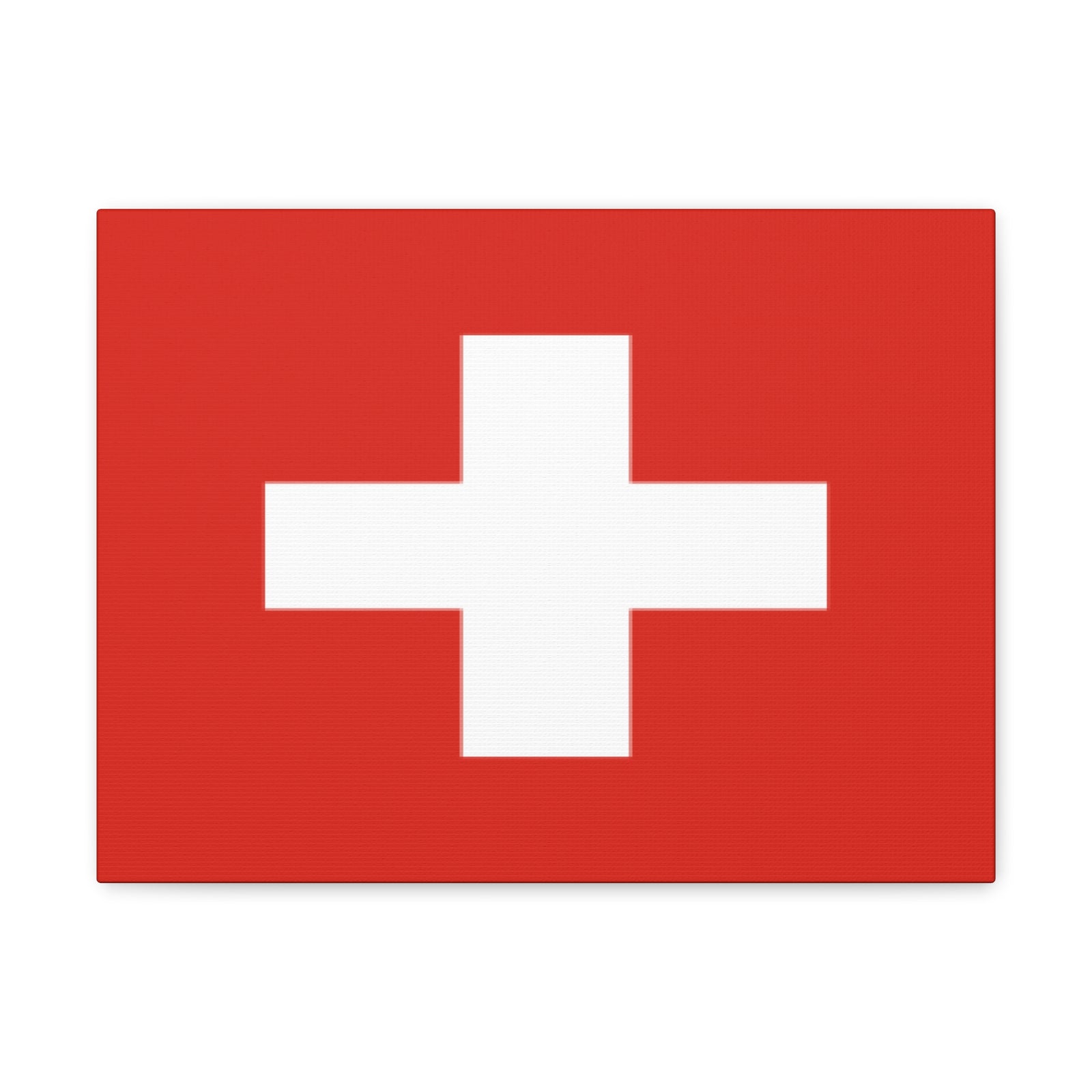Switzerland Country Flag Canvas Vibrant Wall Art Unframed Home Decor-Express Your Love Gifts