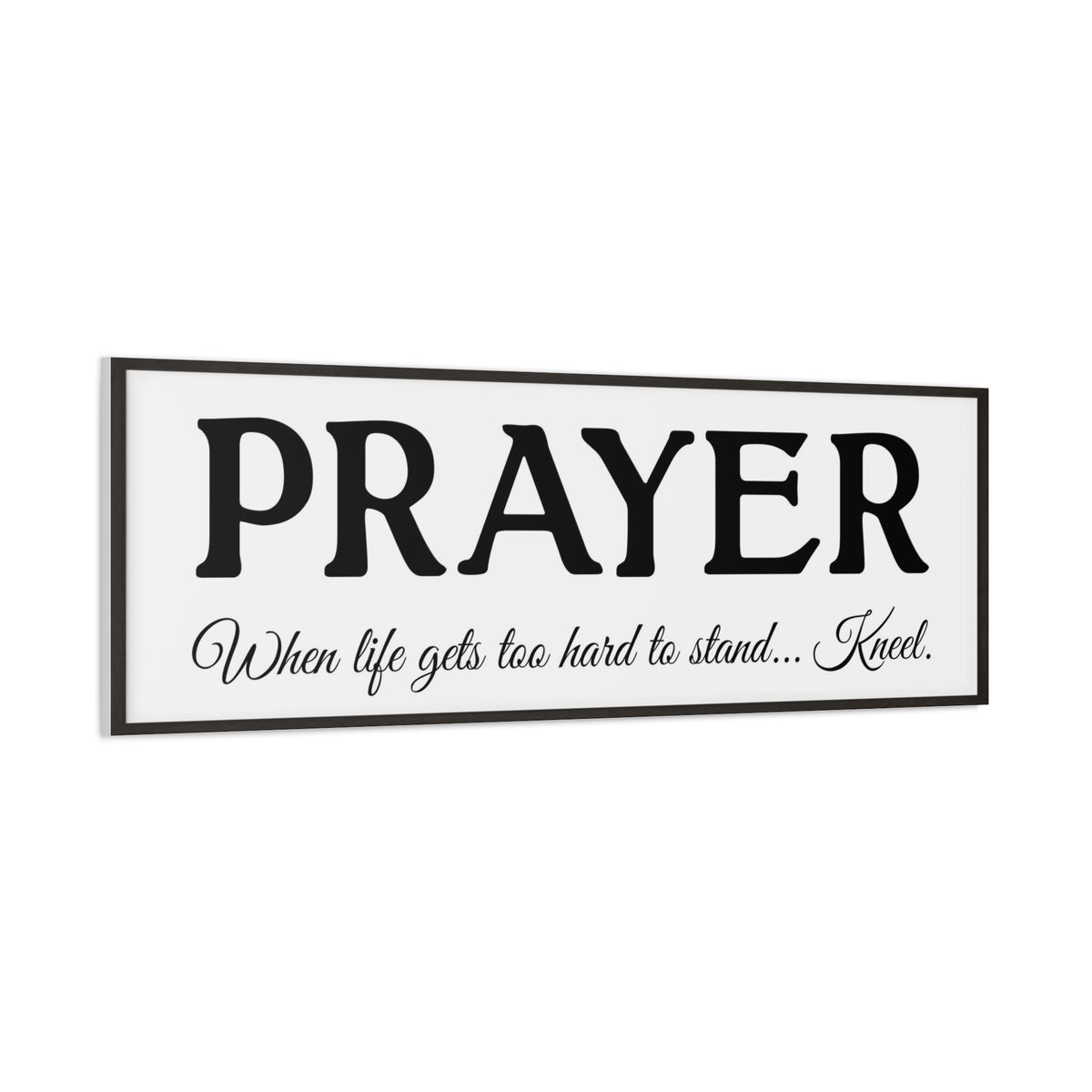 Scripture Walls Prayer White Bible Verse Canvas Christian Wall Art Ready to Hang Unframed-Express Your Love Gifts