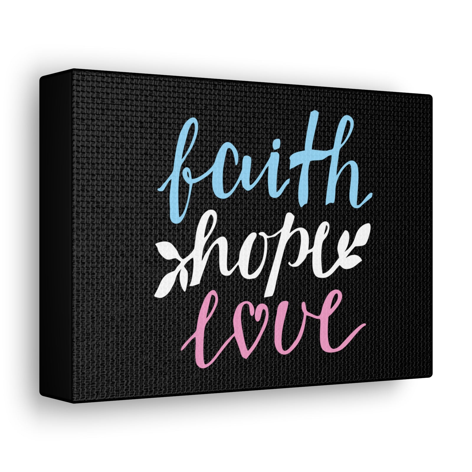 Scripture Walls Faith Hope Love Colors 1 Corinthians 13:13 Christian Wall Art Bible Verse Print Ready To Hang-Express Your Love Gifts