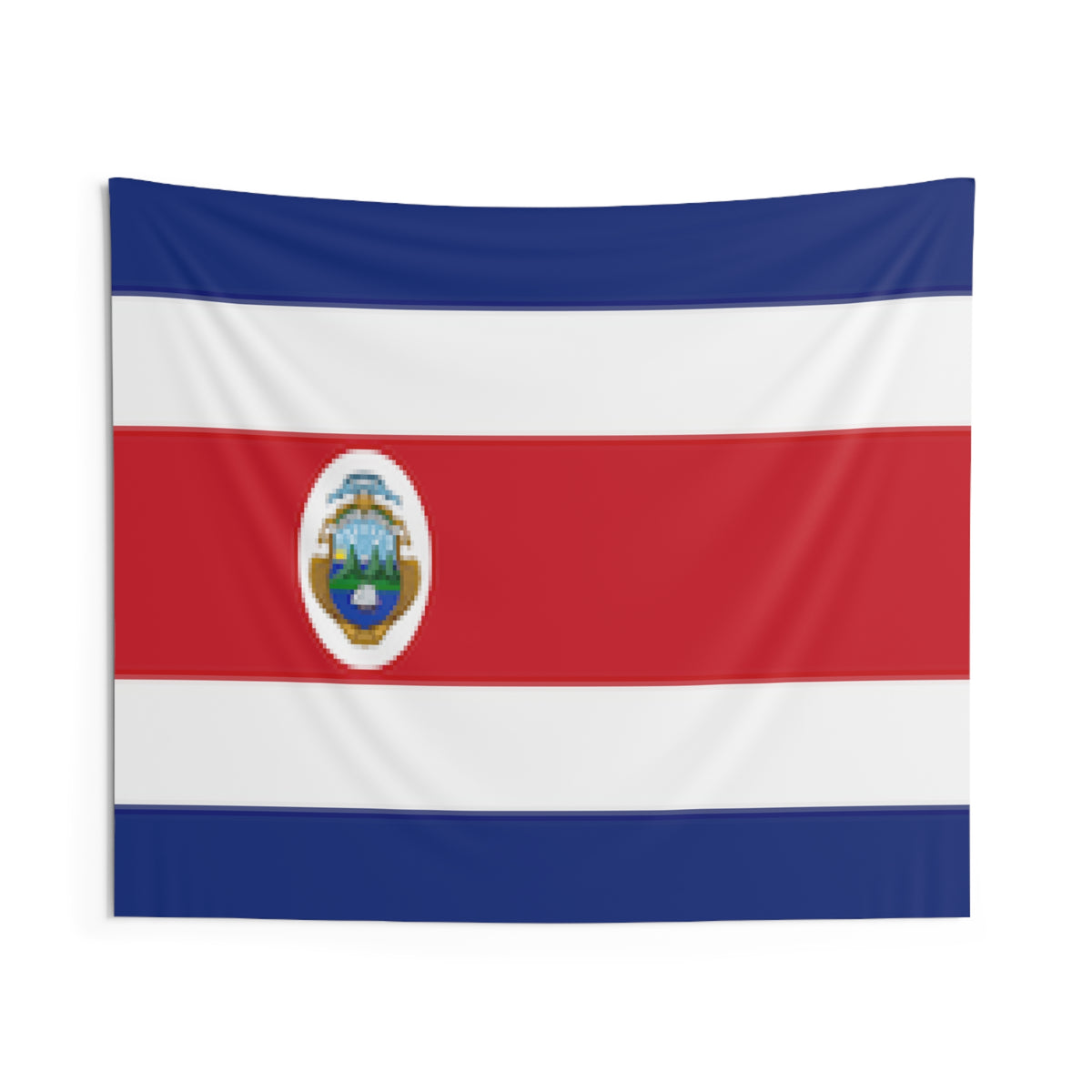 Costa Rica Country Flag Wall Hanging Tapestry-Express Your Love Gifts