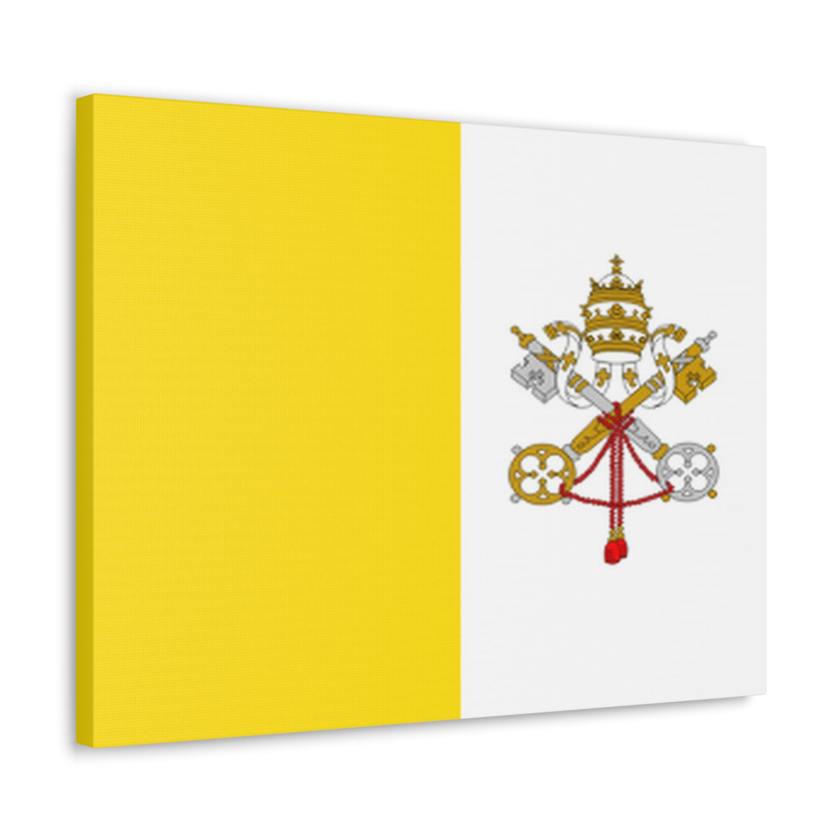 Vatican City Country Flag Canvas Vibrant Wall Art Unframed Home Decor-Express Your Love Gifts