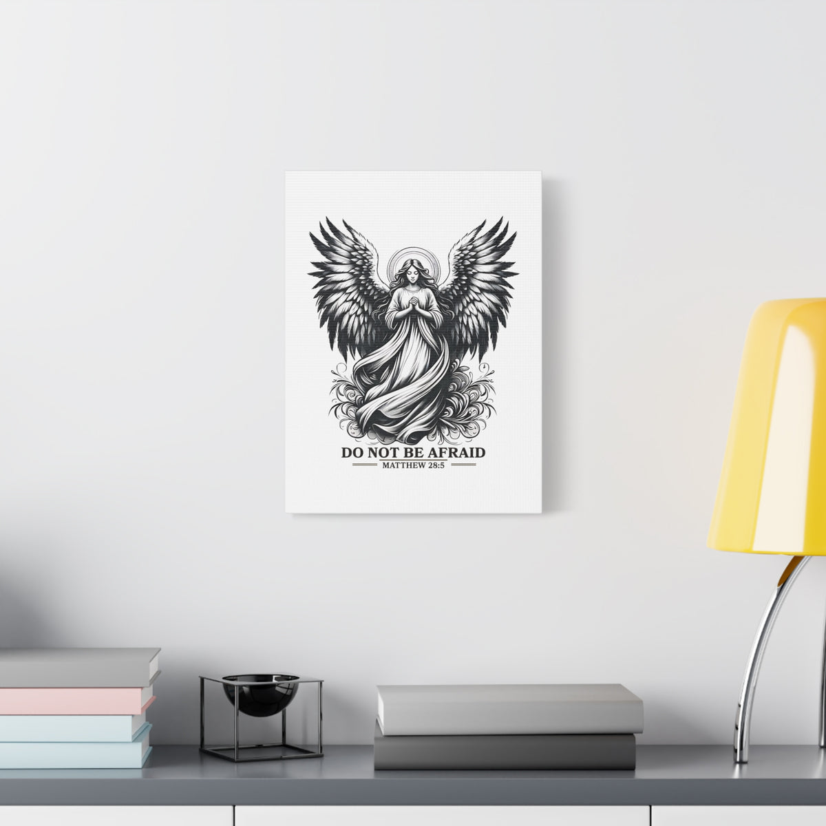 Scripture Walls Matthew 28:5 Do Not Be Afraid Bible Verse Canvas Christian Wall Art Ready to Hang Unframed-Express Your Love Gifts