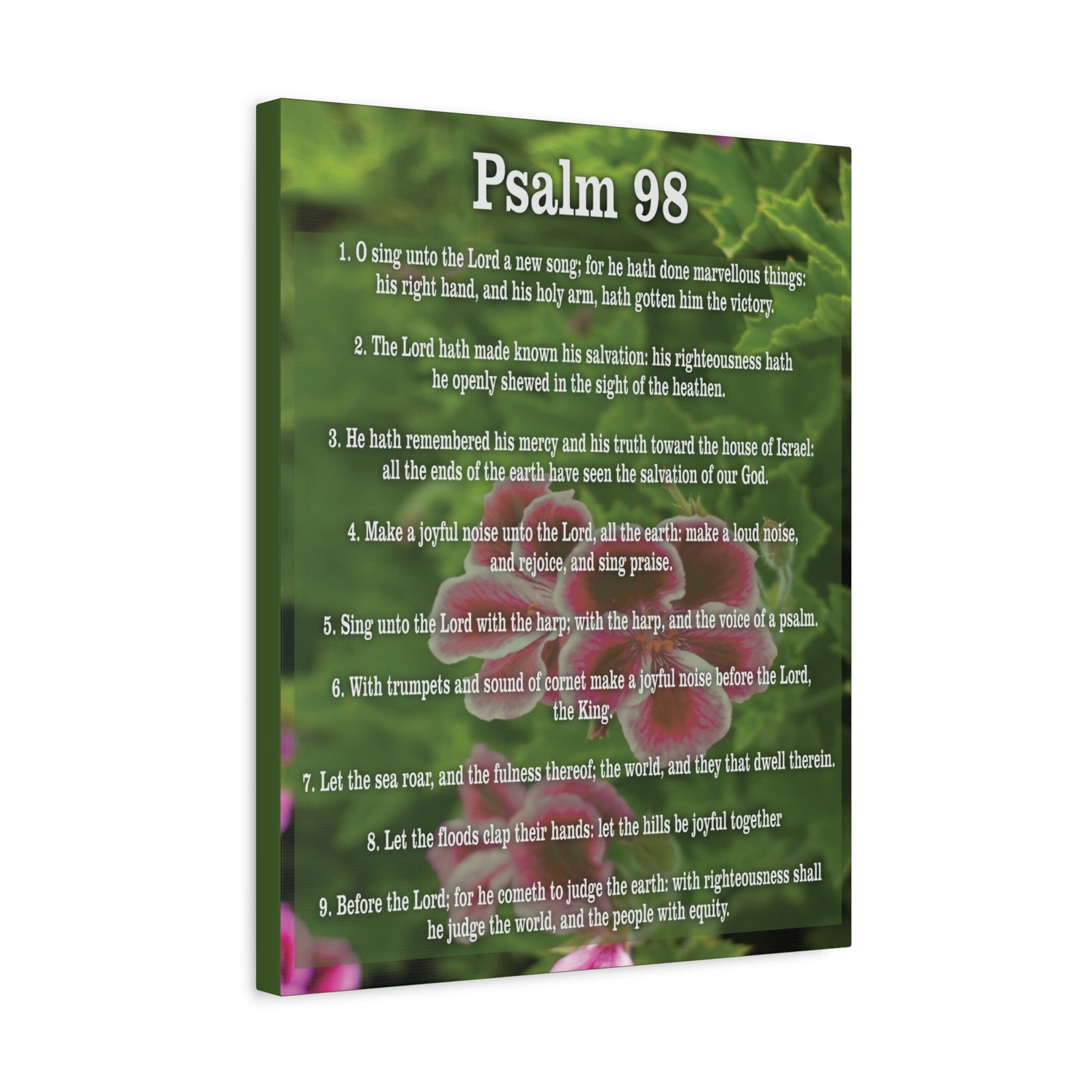 Scripture Walls Joyful Noise Of Salvation Psalm 98:4 Christian Wall Art Print Ready to Hang-Express Your Love Gifts
