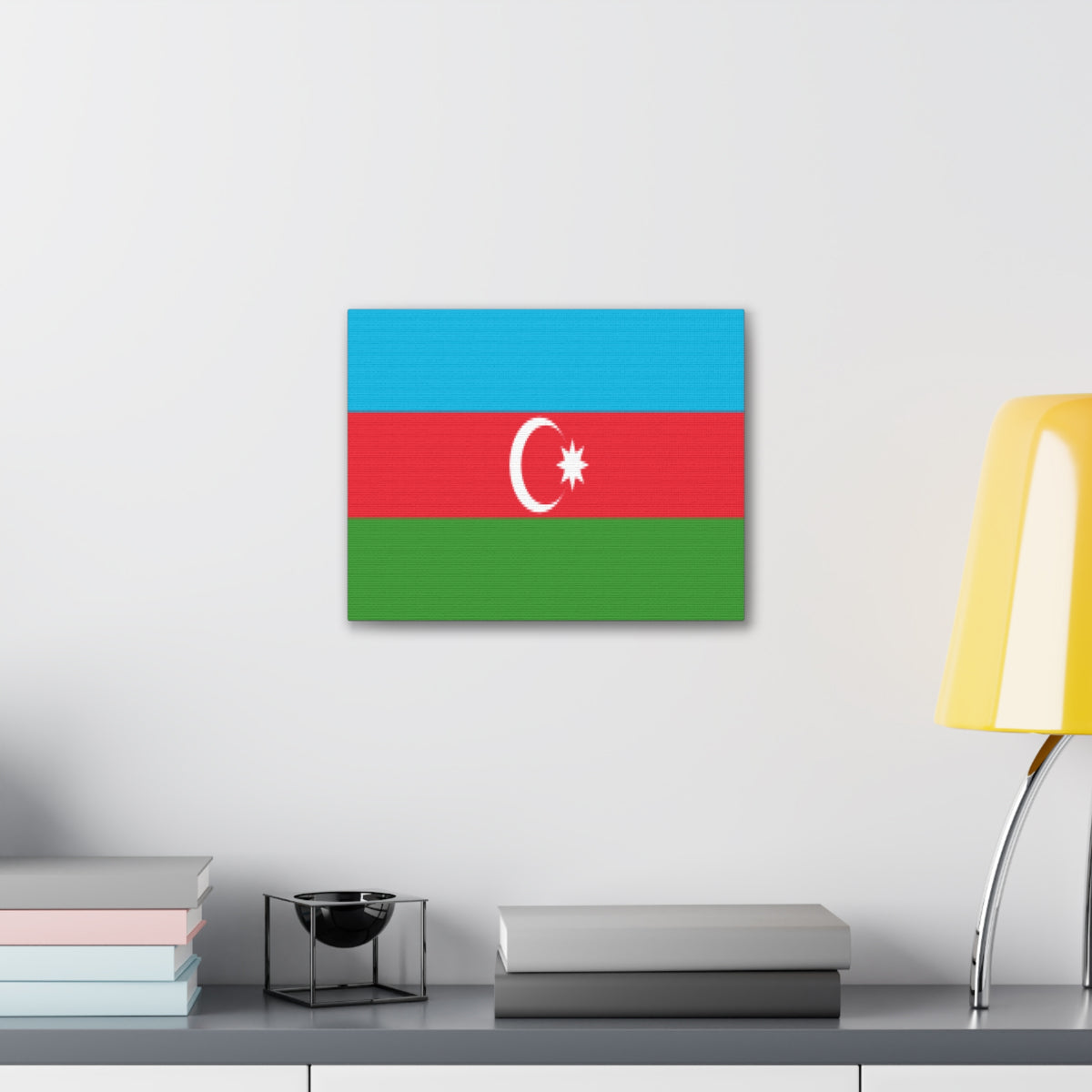 Azerbaijan Country Flag Canvas Vibrant Wall Art Unframed Home Decor-Express Your Love Gifts