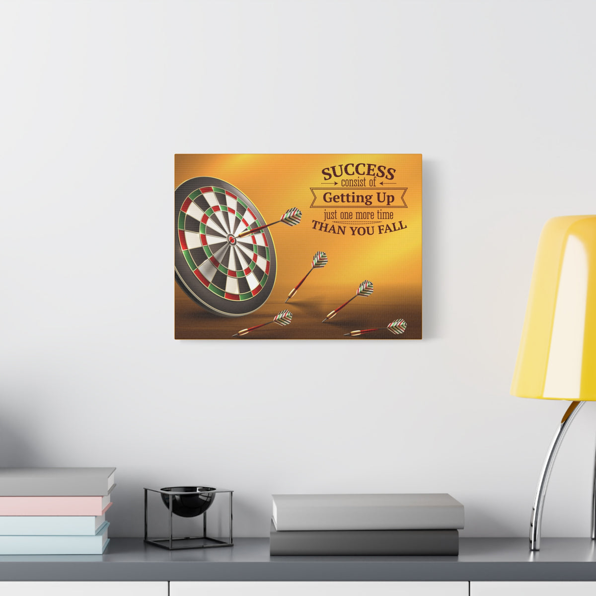 Inspirational Quote Canvas Success Wall Art Motivational Motto Inspiring Prints Artwork Decor Ready to Hang-Express Your Love Gifts