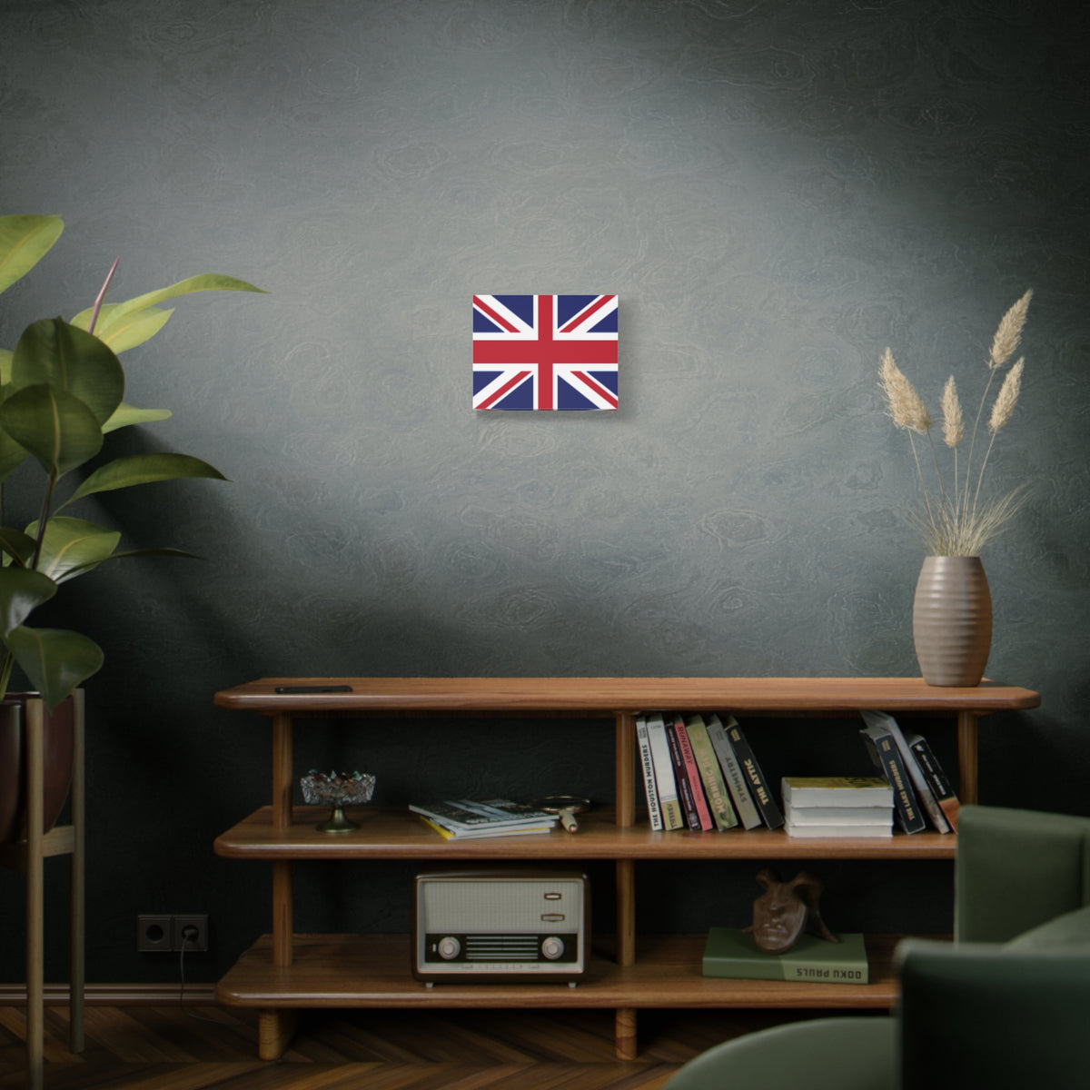 United Kingdom Country Flag Canvas Vibrant Wall Art Unframed Home Decor-Express Your Love Gifts