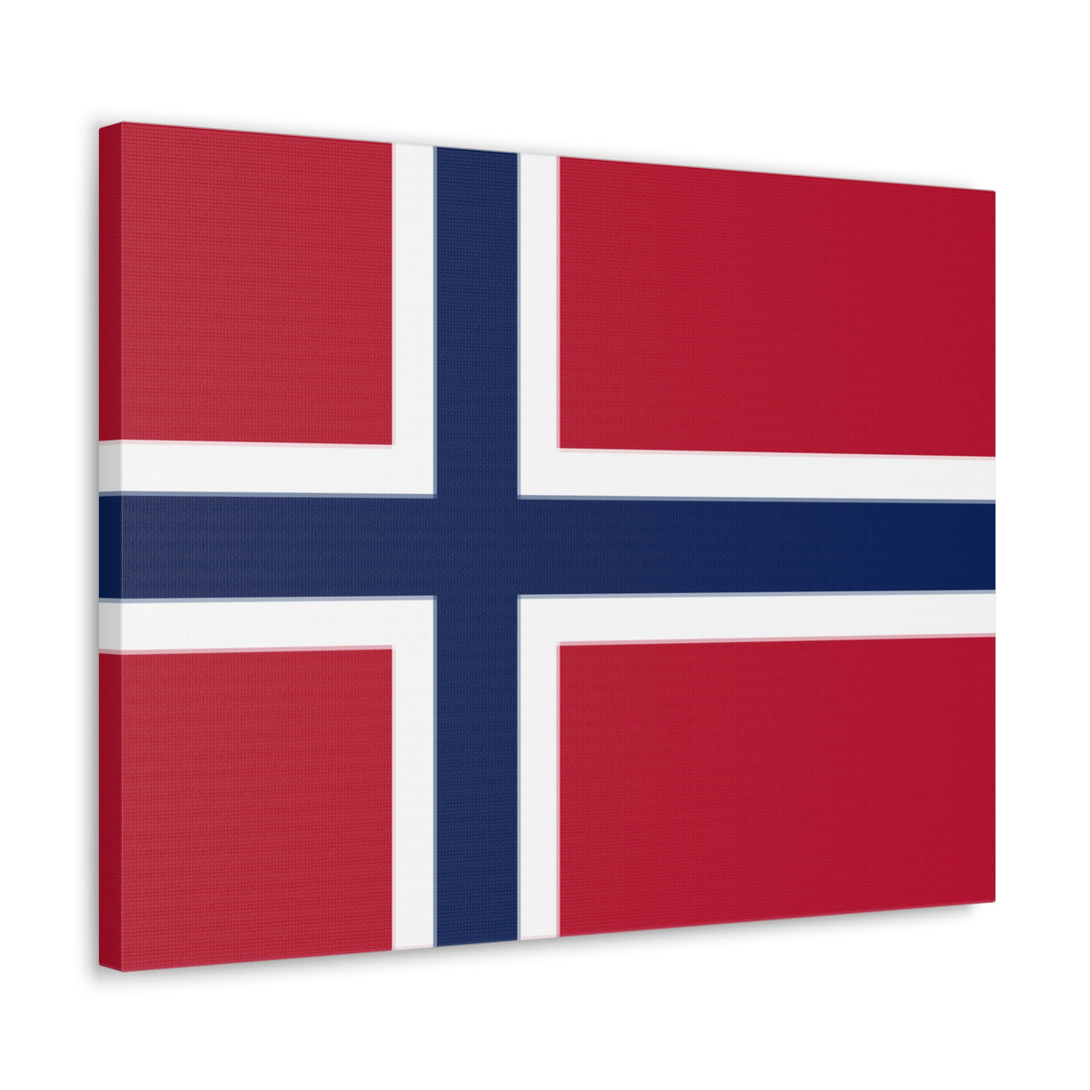 Svalbard and Jan Mayen Country Flag Canvas Vibrant Wall Art Unframed Home Decor-Express Your Love Gifts