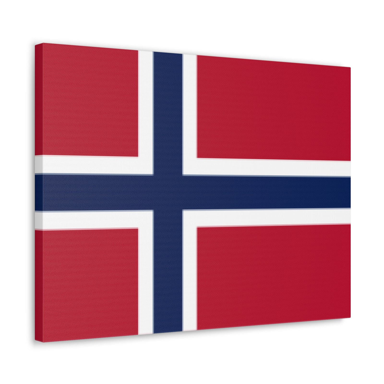 Svalbard and Jan Mayen Country Flag Canvas Vibrant Wall Art Unframed Home Decor-Express Your Love Gifts