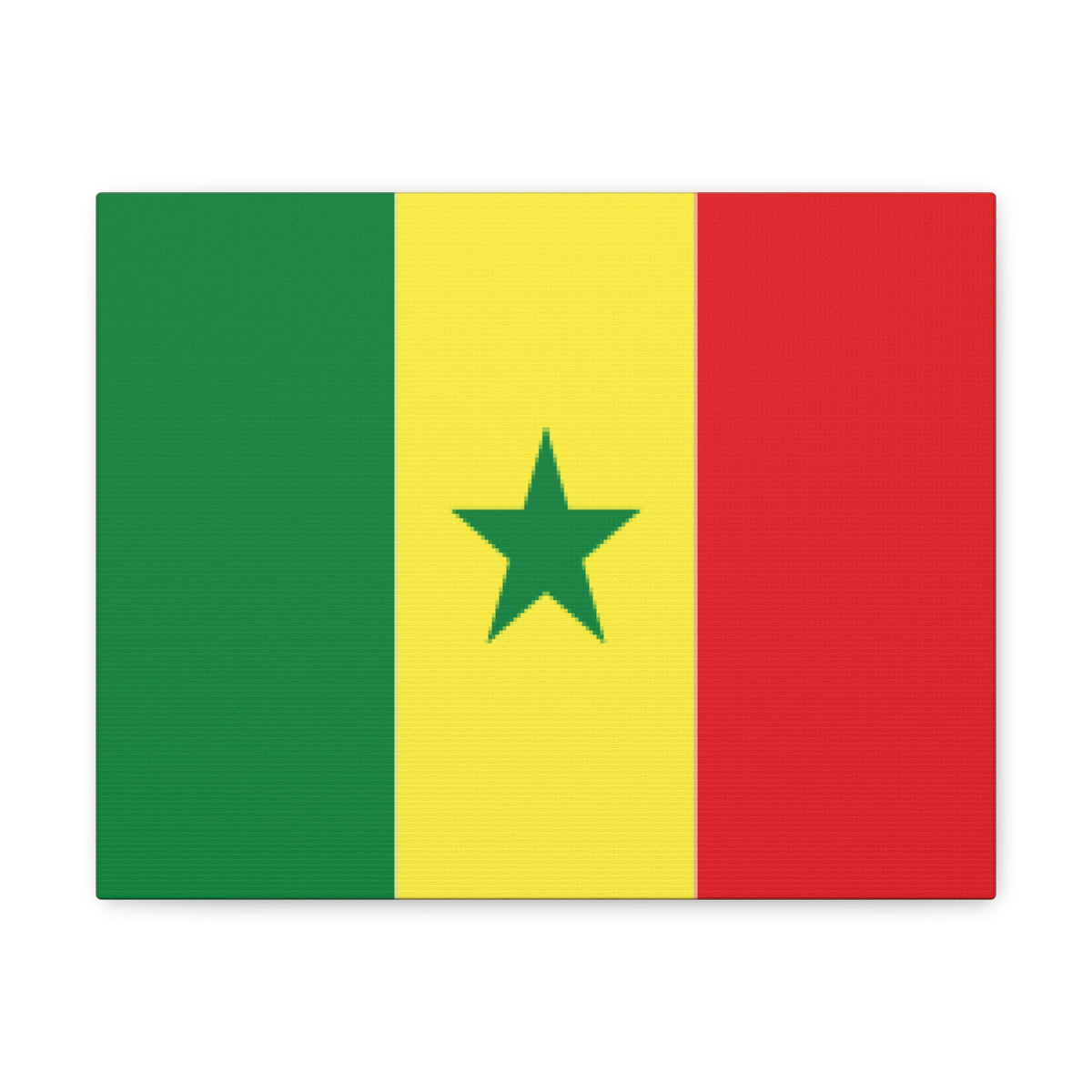 Senegal Country Flag Canvas Vibrant Wall Art Unframed Home Decor-Express Your Love Gifts