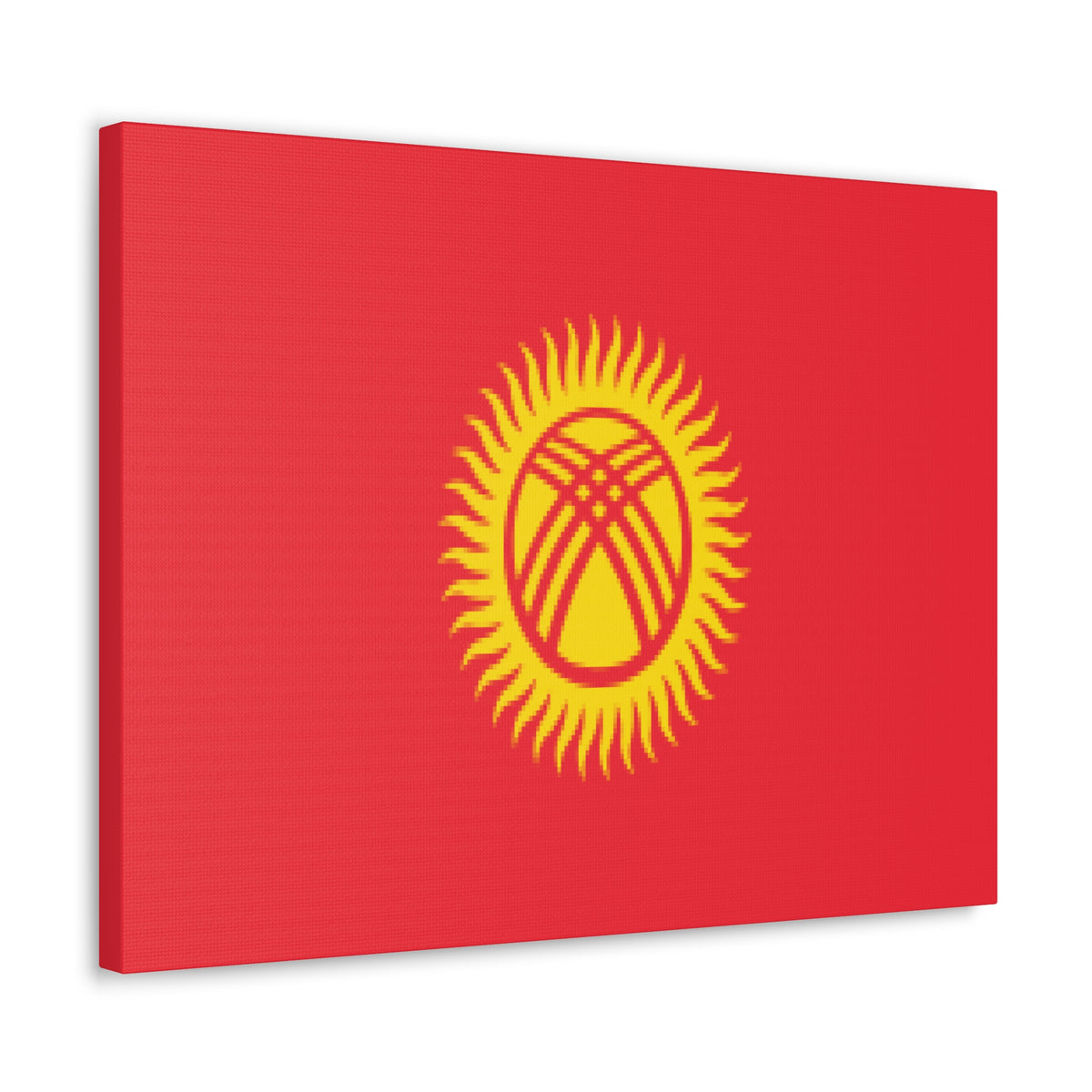 Kyrgyzstan Country Flag Canvas Vibrant Wall Art Unframed Home Decor-Express Your Love Gifts