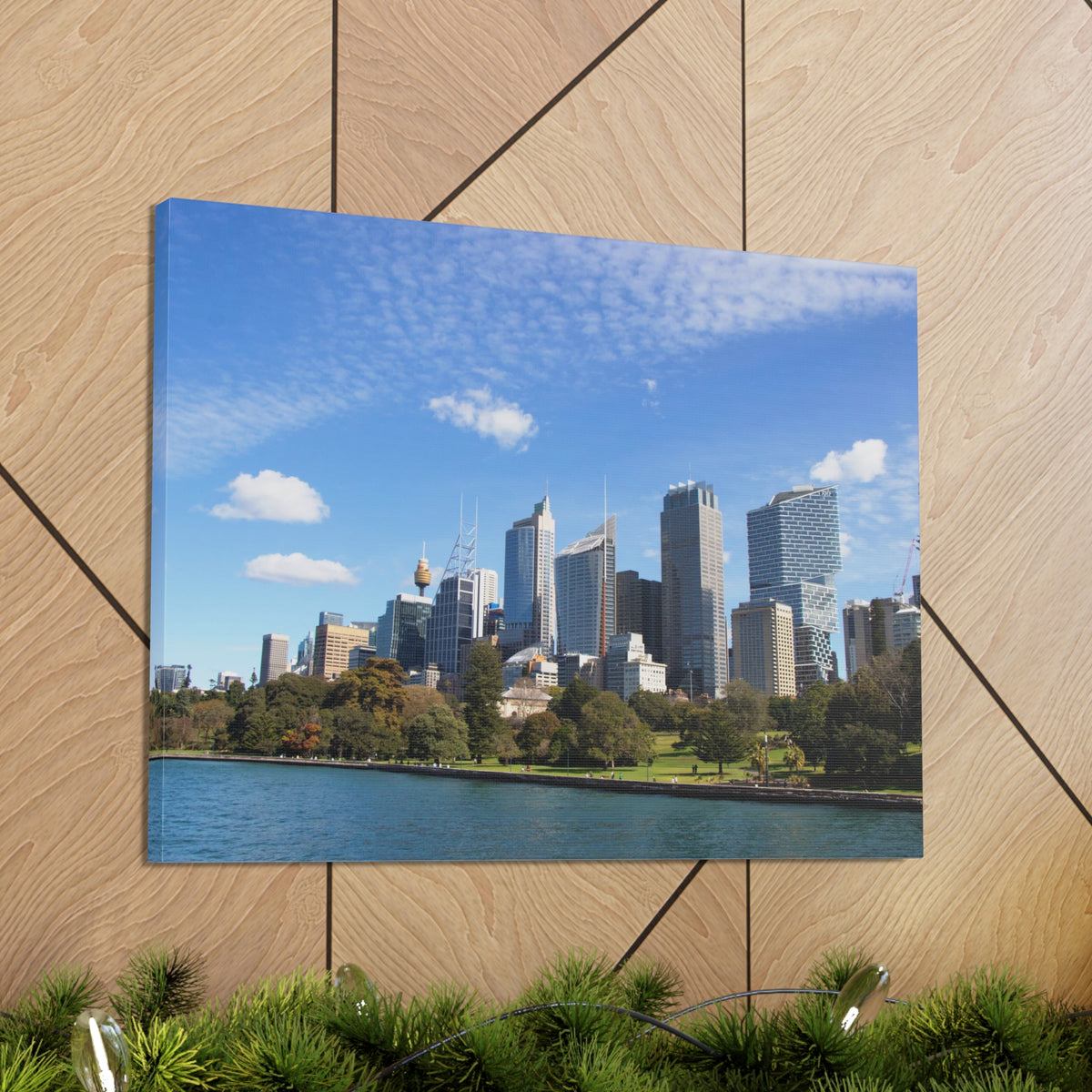 Sydney Daytime Skyline Canvas Artwork High-Quality Breathtaking Stunning Cityscape for Home Decor Ready to Hang-Express Your Love Gifts