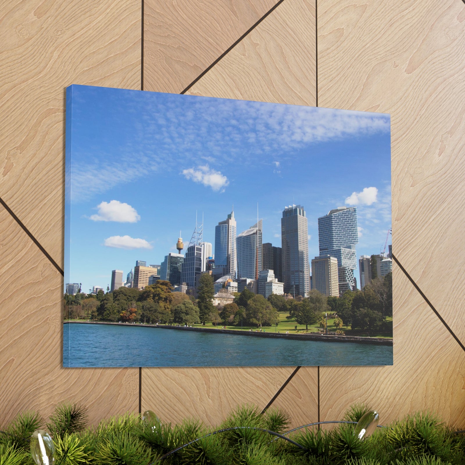 Sydney Daytime Skyline Canvas Artwork High-Quality Breathtaking Stunning Cityscape for Home Decor Ready to Hang-Express Your Love Gifts
