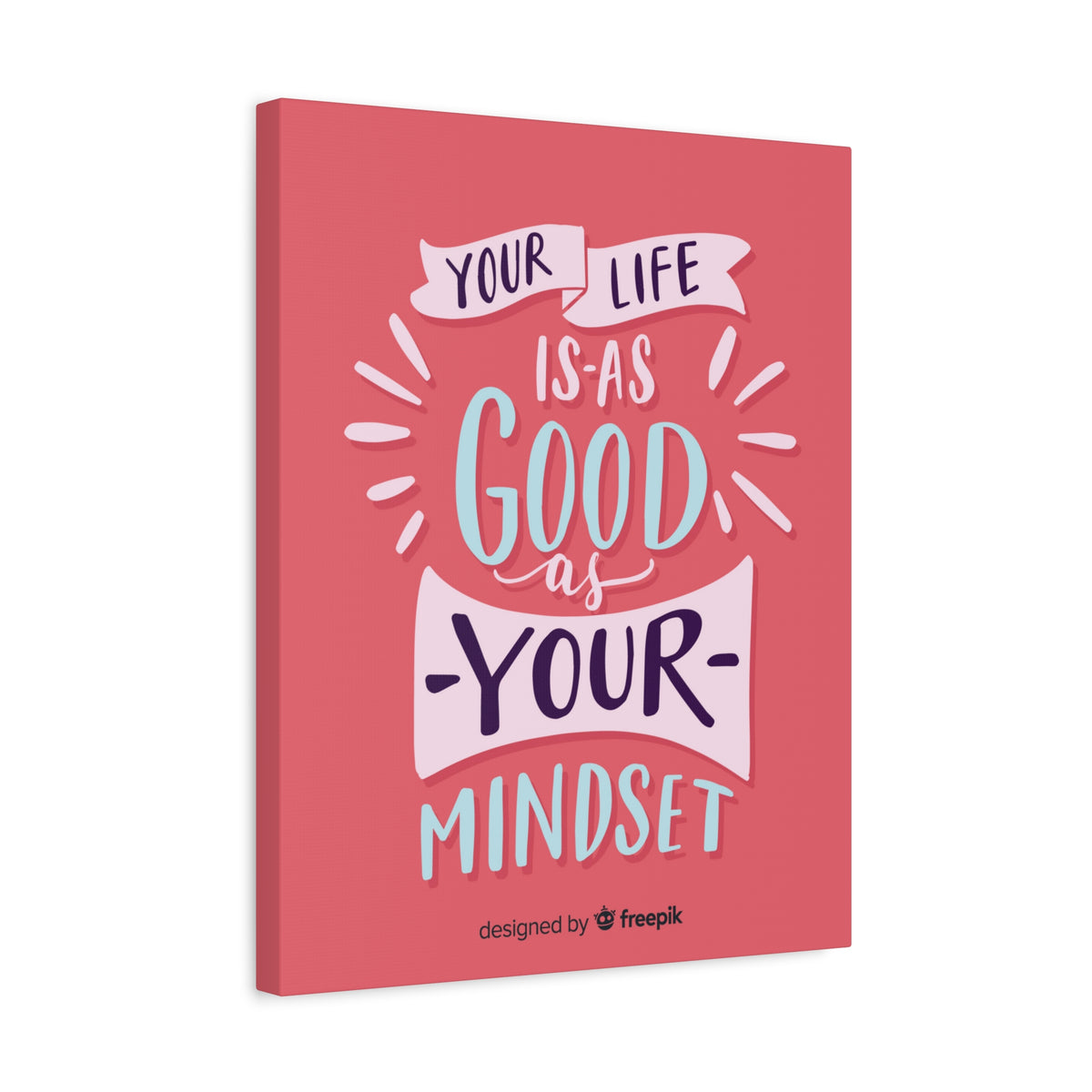 Inspirational Quote Canvas Mindset Wall Art Motivational Motto Inspiring Prints Artwork Decor Ready to Hang-Express Your Love Gifts