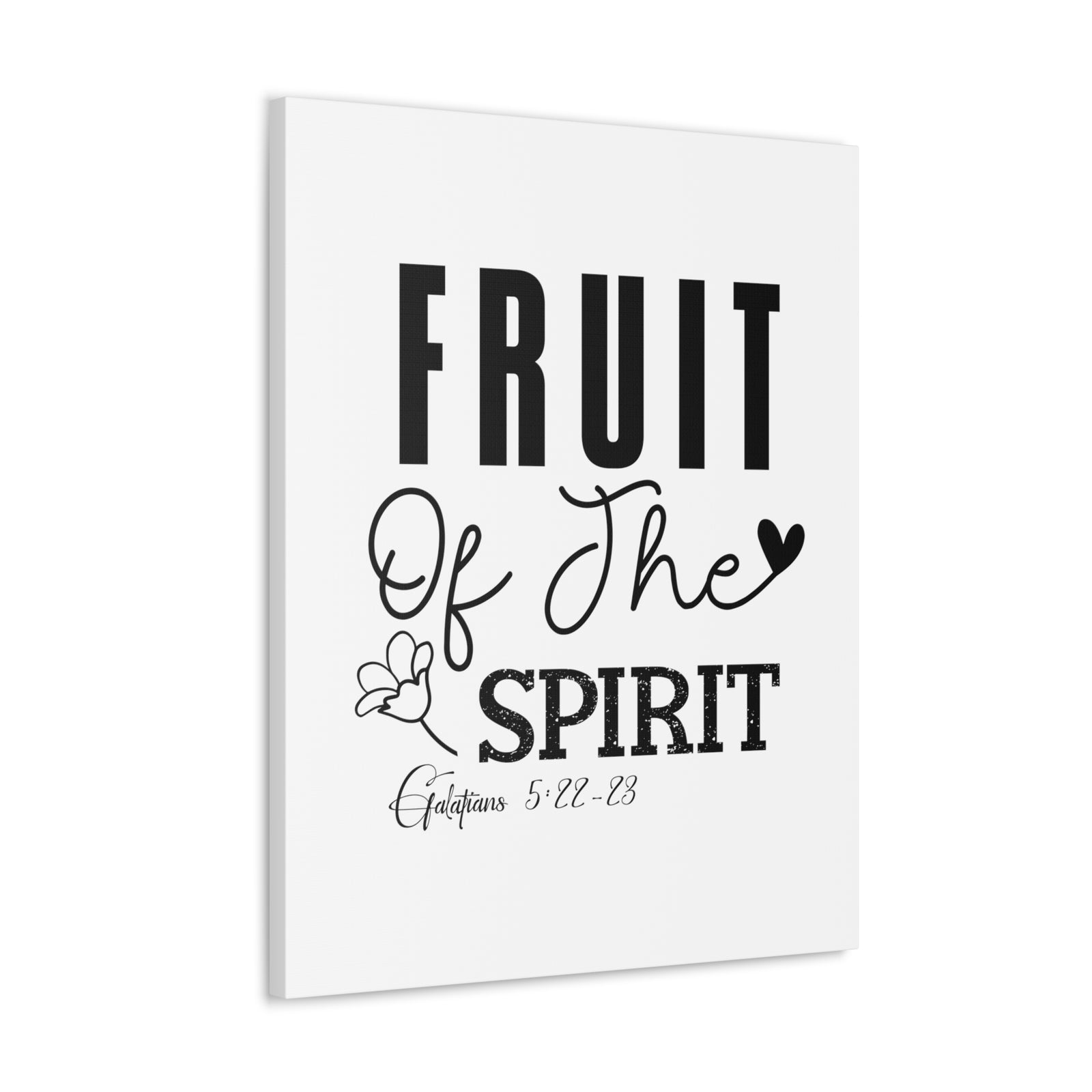 Scripture Walls Galatians 5:22-23 Fruit of the Spirit Bible Verse Canvas Christian Wall Art Ready to Hang Unframed-Express Your Love Gifts
