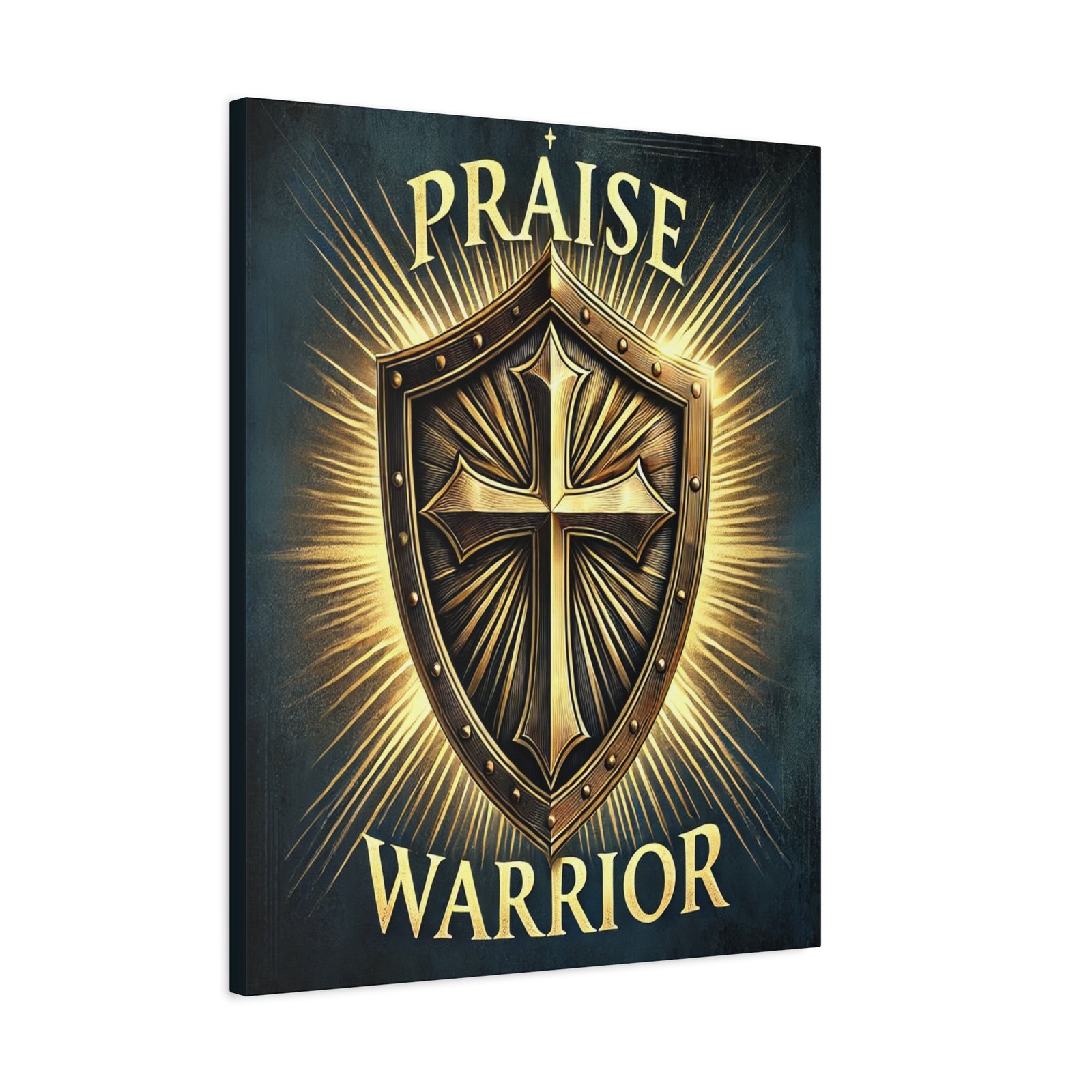 Scripture Walls Praise Warrior Psalm 149 Bible Verse Canvas Christian Wall Art Ready to Hang Unframed-Express Your Love Gifts