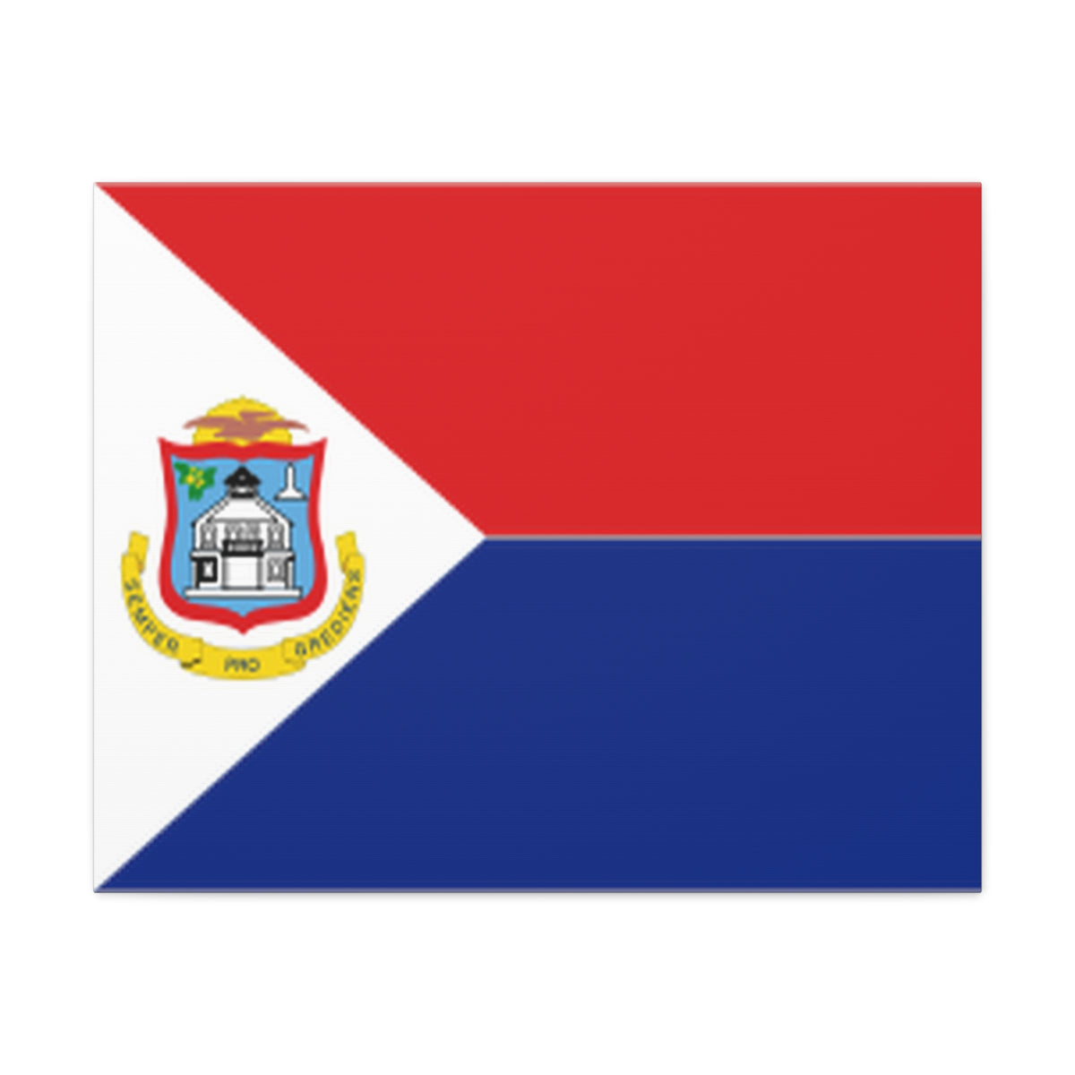 Sint Maarten Country Flag Canvas Vibrant Wall Art Unframed Home Decor-Express Your Love Gifts