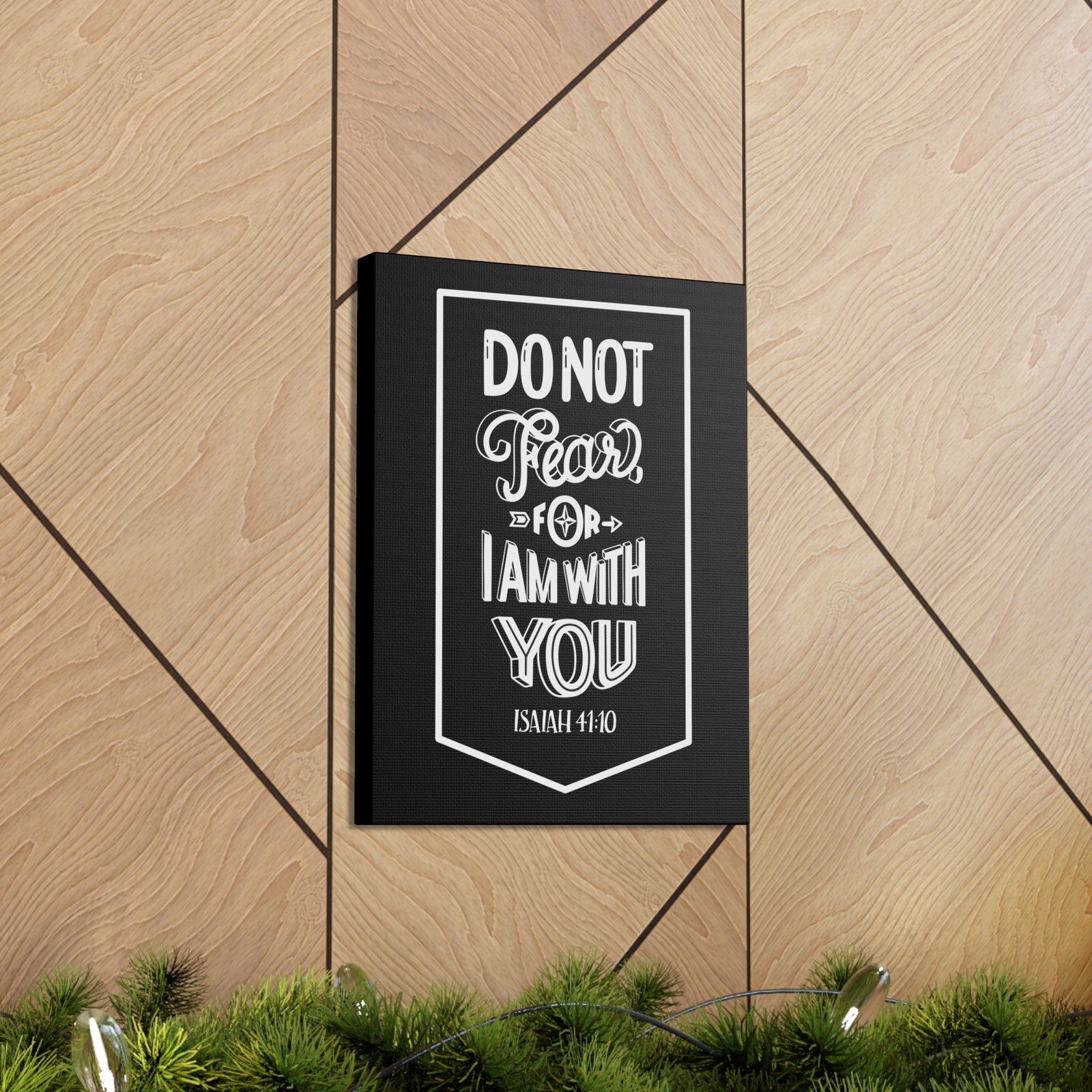 Scripture Walls Do Not Fear For Isaiah 41:10 Bible Verse Canvas Christian Wall Art Ready To Hang-Express Your Love Gifts