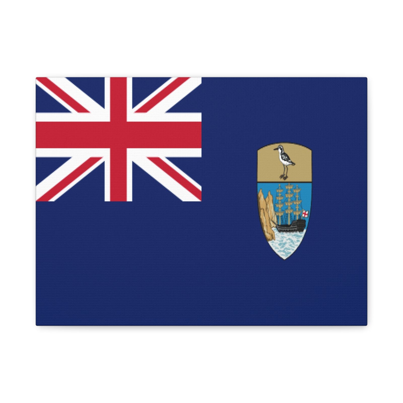 Saint Helena, Ascension and Tristan da Cunha Country Flag Canvas Vibrant Wall Art Unframed Home Decor-Express Your Love Gifts