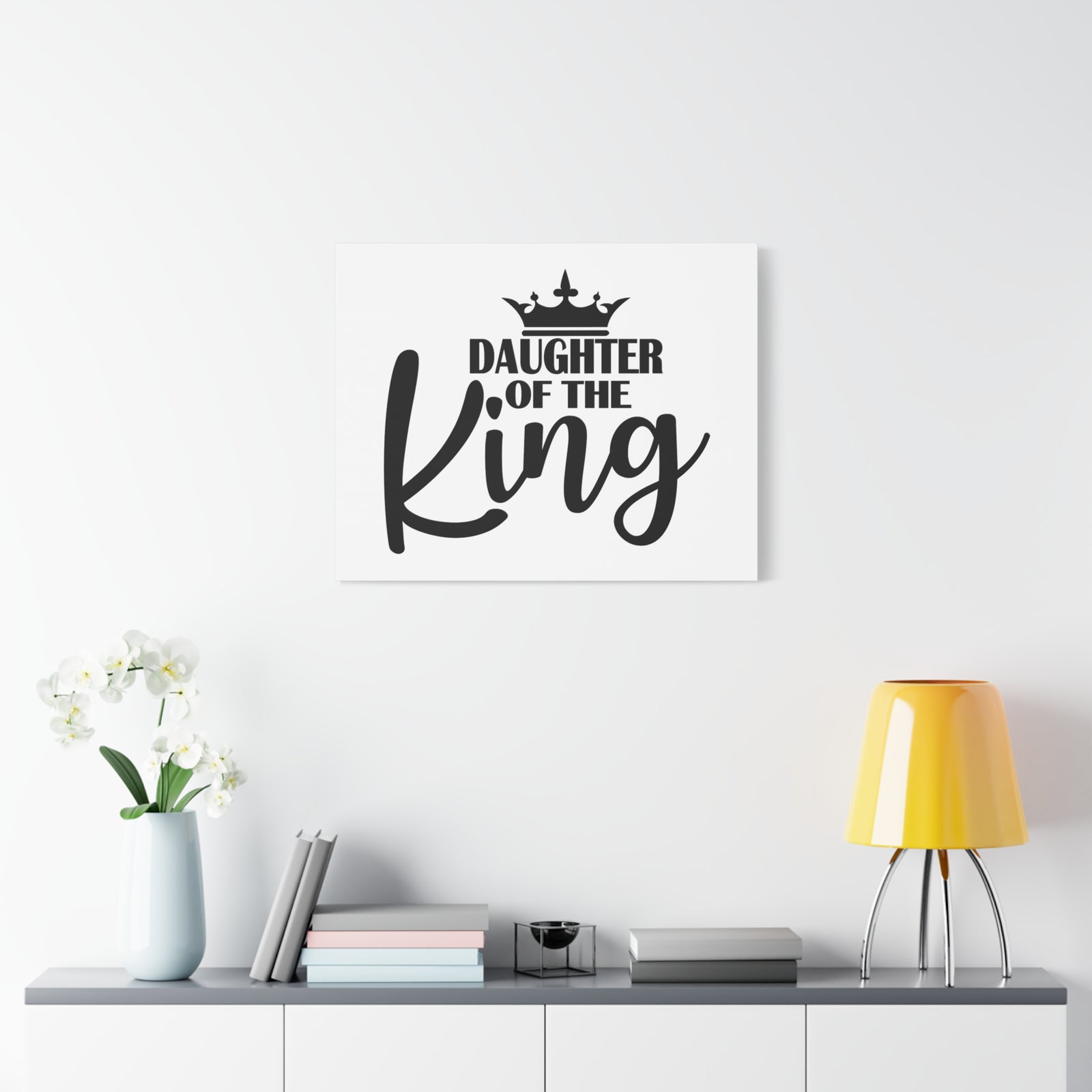 Scripture Walls Daughter Of The King Psalm 144:12 Christian Wall Art Print Ready to Hang-Express Your Love Gifts