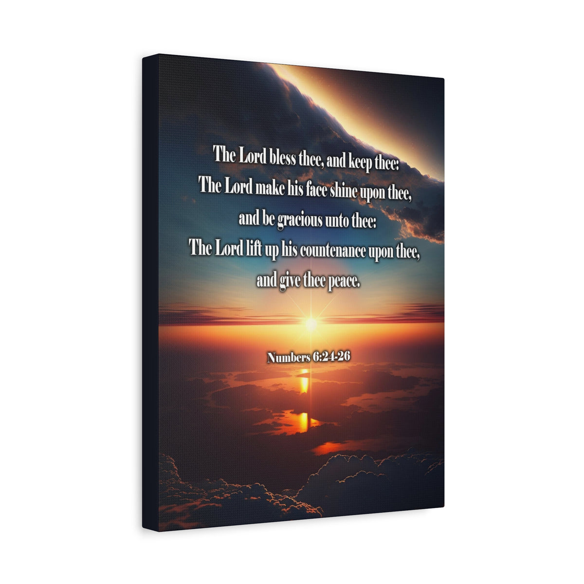 Scripture Walls Lord Bless Numbers 6:24-26 Christian Wall Art Print Ready to Hang Unframed-Express Your Love Gifts
