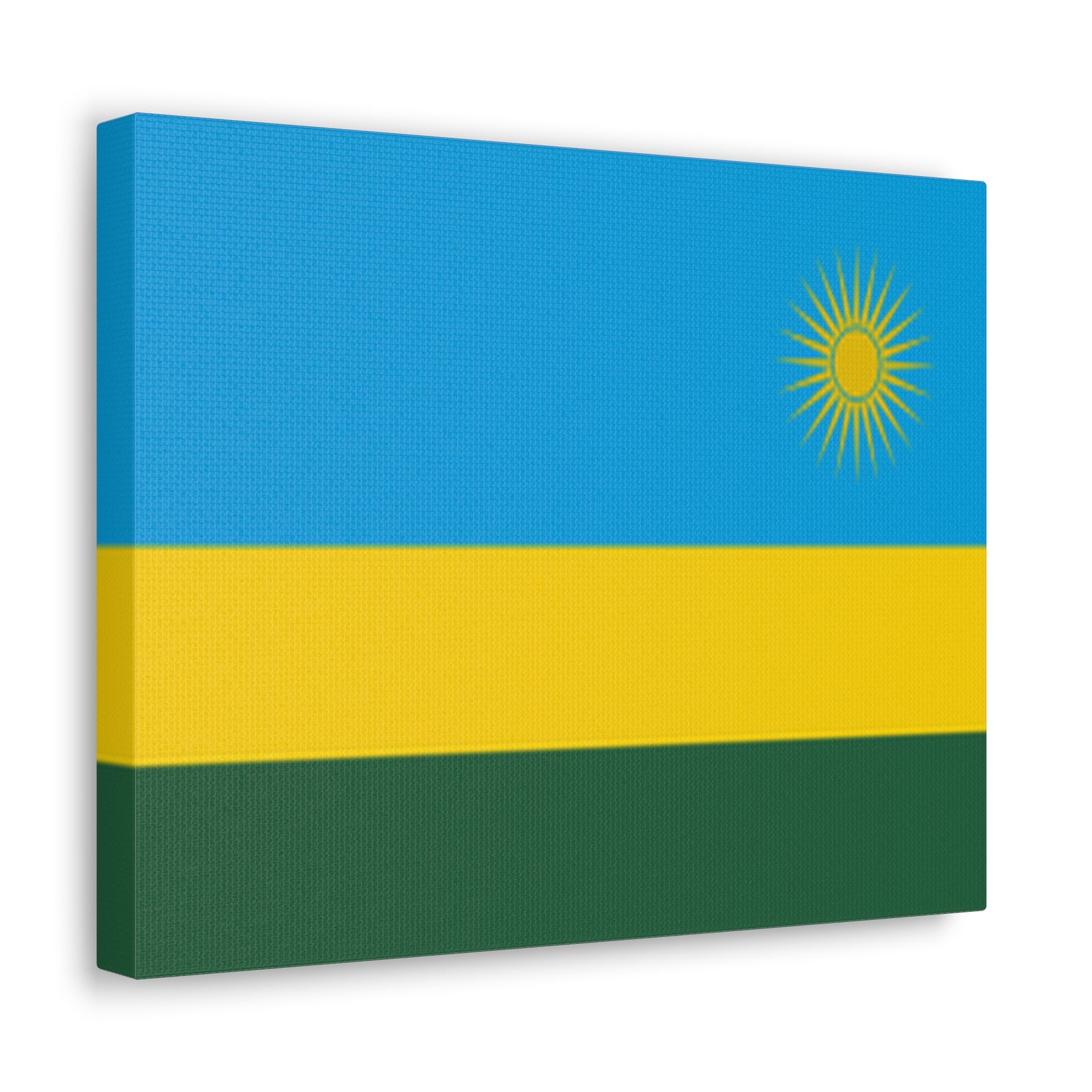 Rwanda Country Flag Canvas Vibrant Wall Art Unframed Home Decor-Express Your Love Gifts