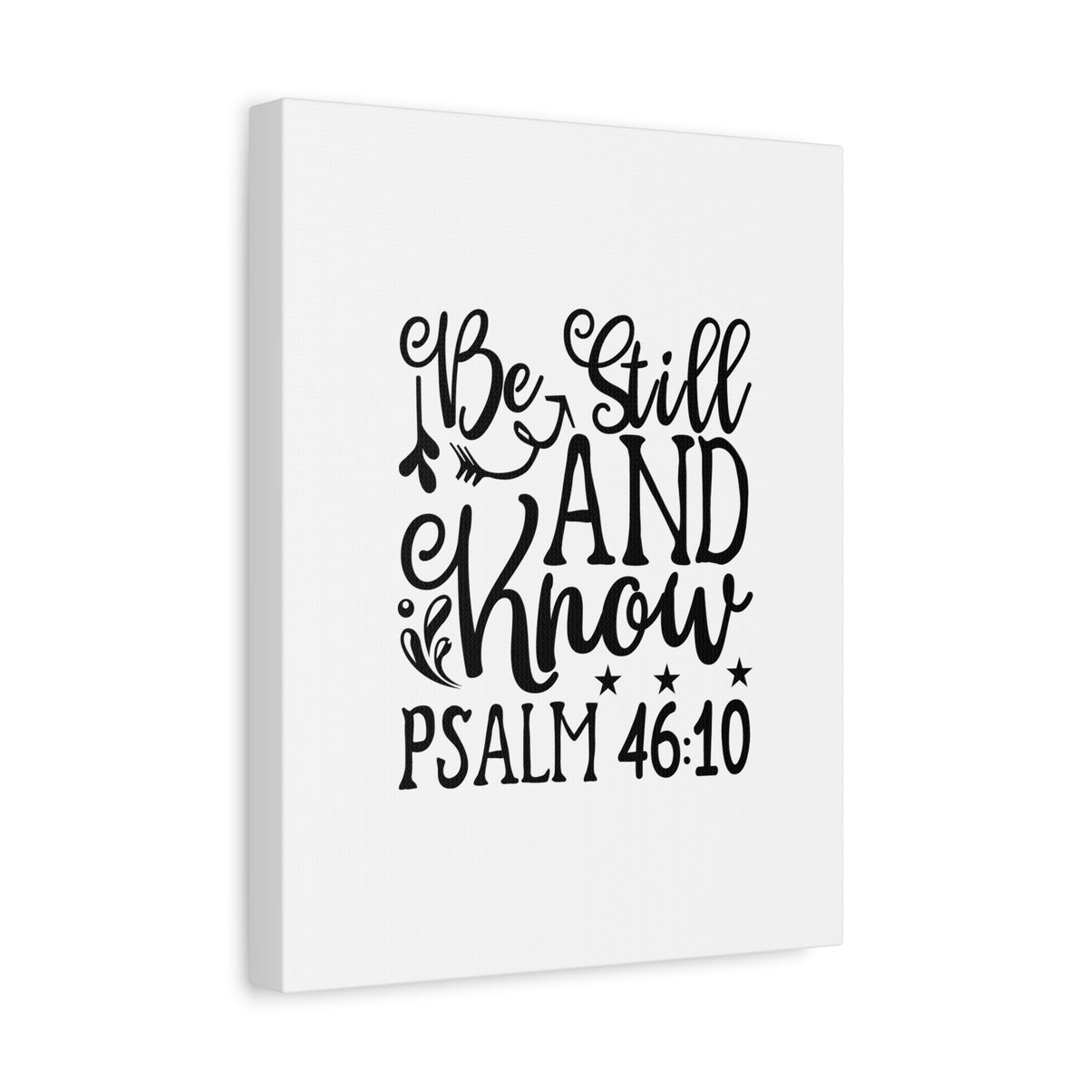 Scripture Walls Still And Know Psalm 46:10 Bible Verse Canvas Christian Wall Art Ready to Hang-Express Your Love Gifts