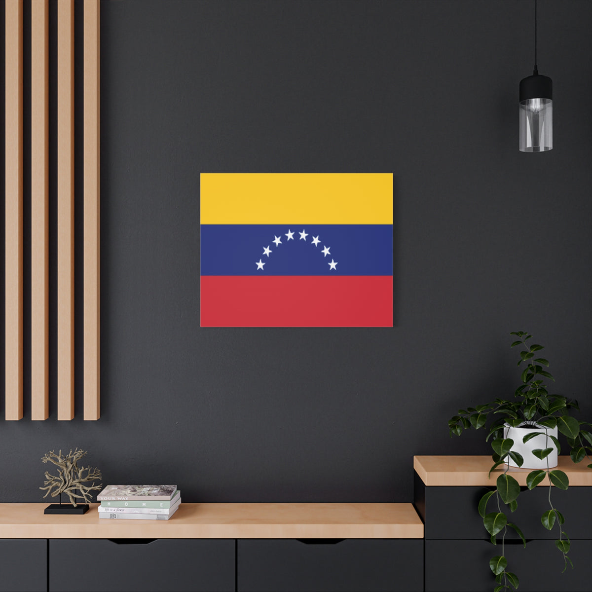 Venezuela Country Flag Canvas Vibrant Wall Art Unframed Home Decor-Express Your Love Gifts