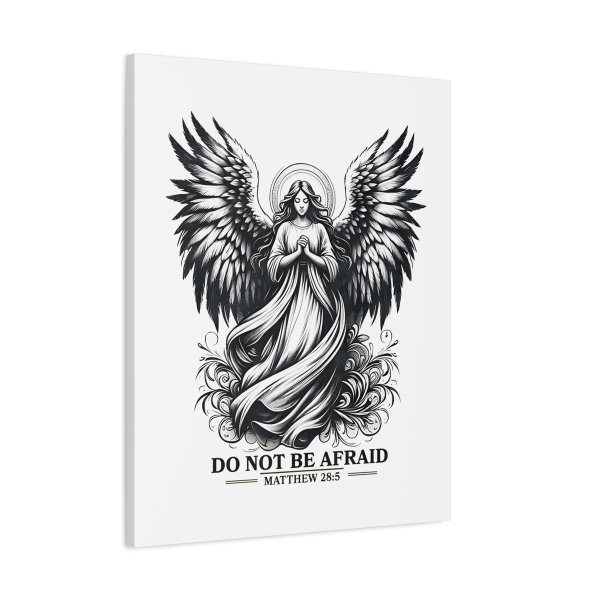 Scripture Walls Matthew 28:5 Do Not Be Afraid Bible Verse Canvas Christian Wall Art Ready to Hang Unframed-Express Your Love Gifts