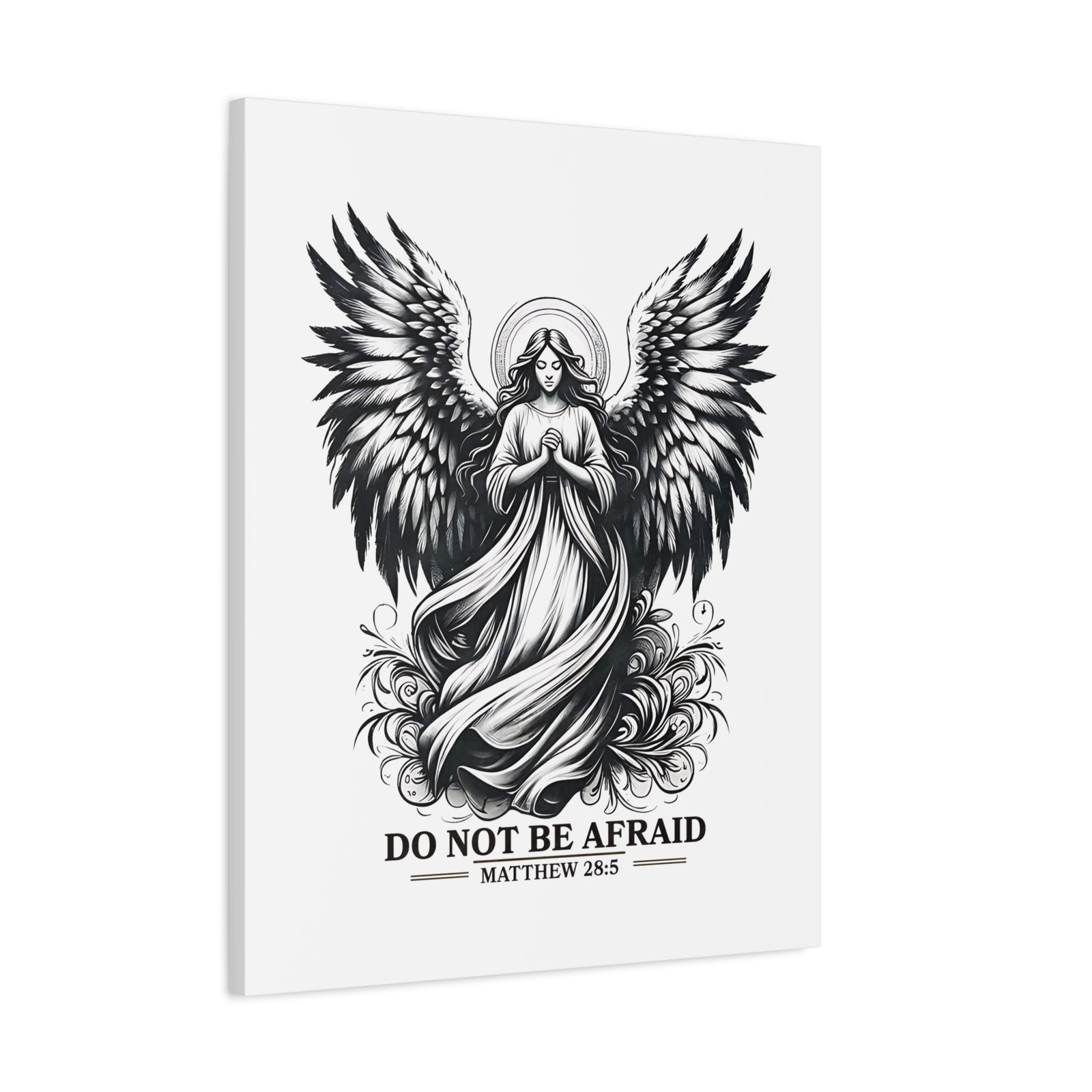 Scripture Walls Matthew 28:5 Do Not Be Afraid Bible Verse Canvas Christian Wall Art Ready to Hang Unframed-Express Your Love Gifts