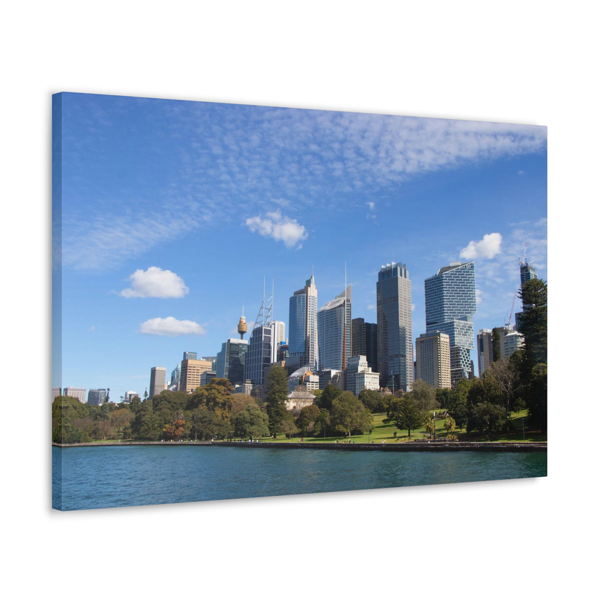Sydney Daytime Skyline Canvas Artwork High-Quality Breathtaking Stunning Cityscape for Home Decor Ready to Hang-Express Your Love Gifts