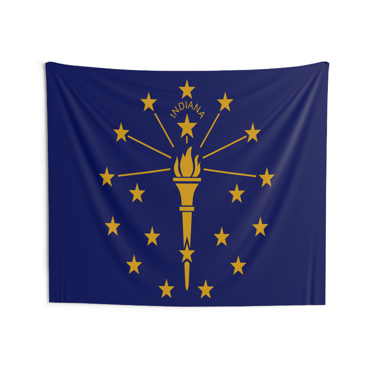 Indiana State Flag Wall Hanging Tapestry-Express Your Love Gifts