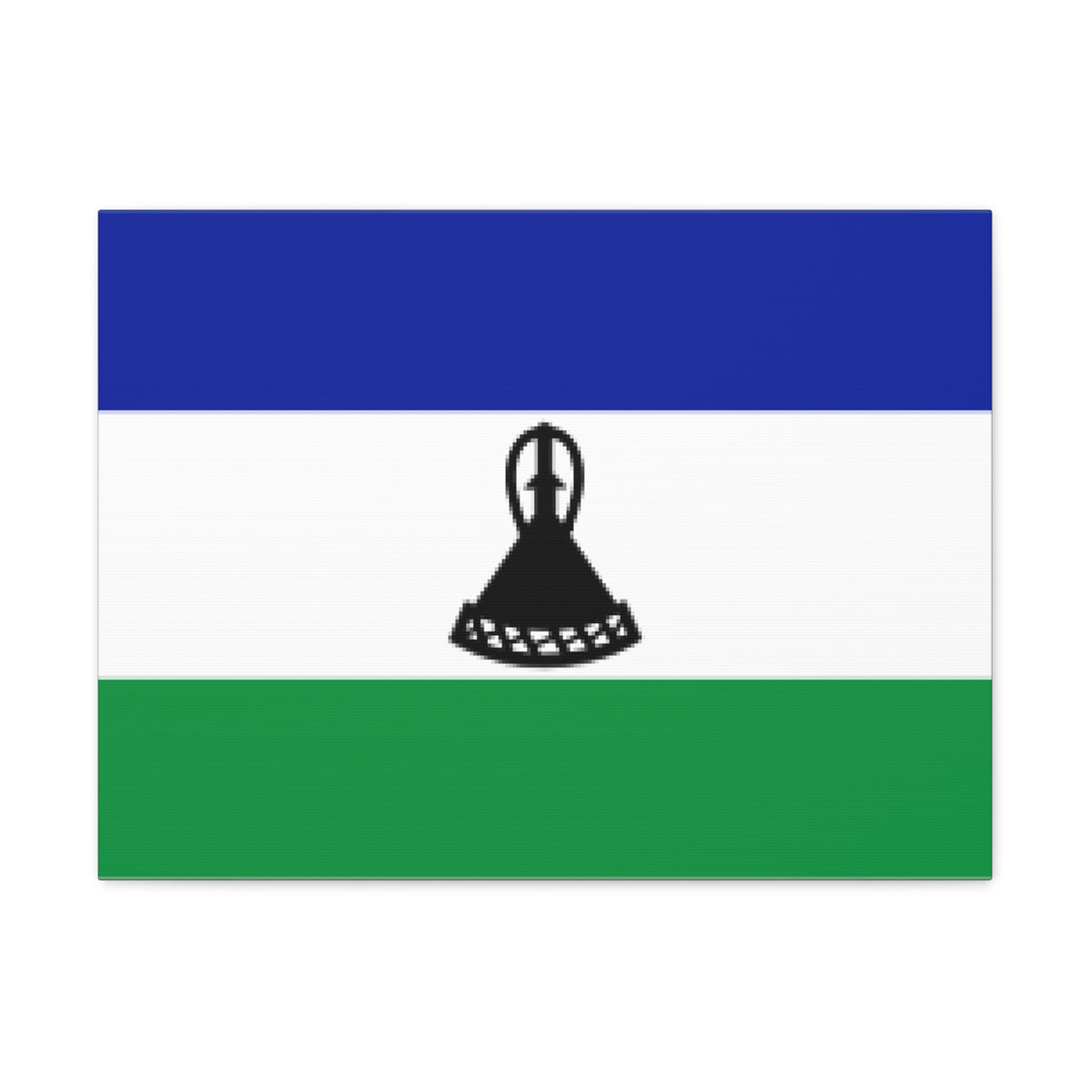 Lesotho Country Flag Canvas Vibrant Wall Art Unframed Home Decor-Express Your Love Gifts