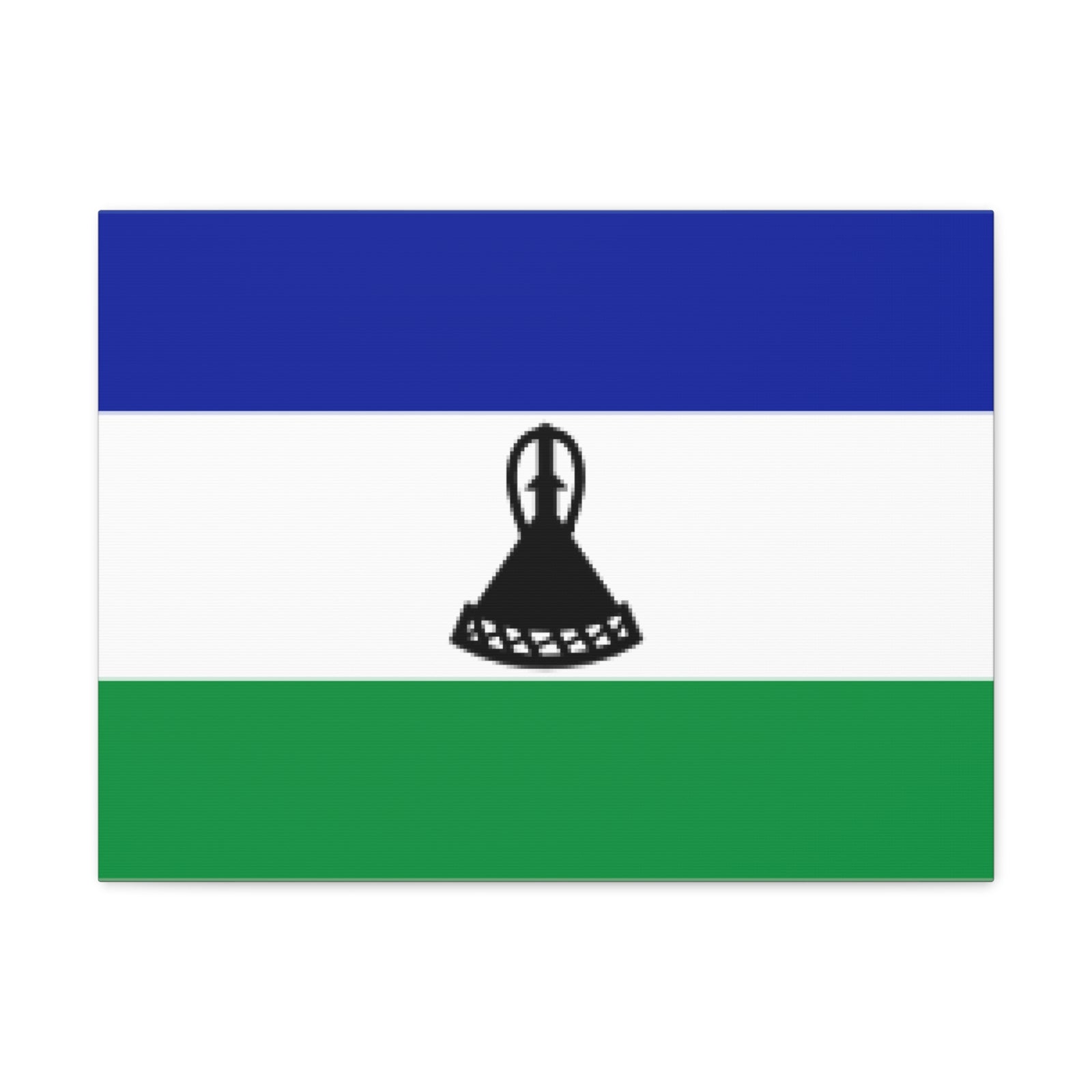 Lesotho Country Flag Canvas Vibrant Wall Art Unframed Home Decor-Express Your Love Gifts