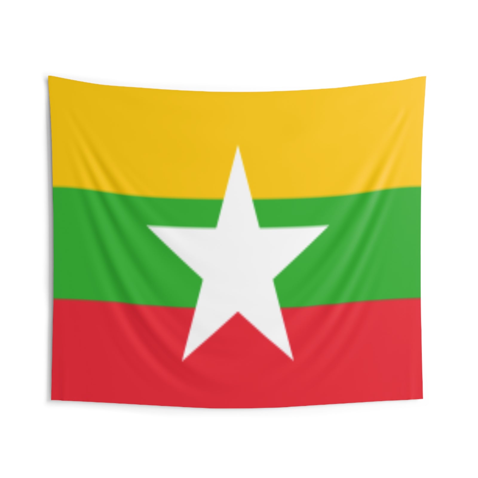 Myanmar Country Flag Wall Hanging Tapestry-Express Your Love Gifts