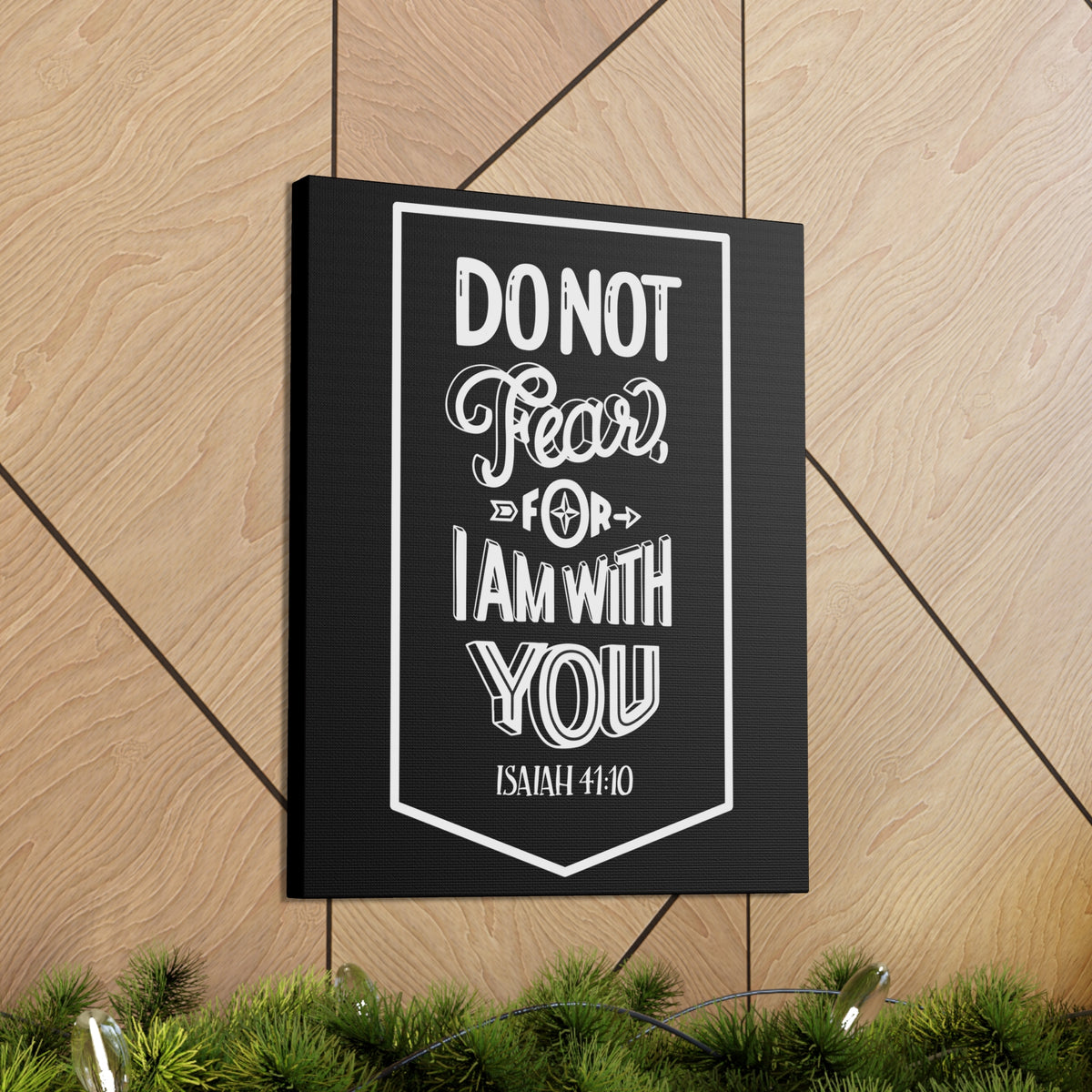 Scripture Walls Do Not Fear For Isaiah 41:10 Bible Verse Canvas Christian Wall Art Ready To Hang-Express Your Love Gifts
