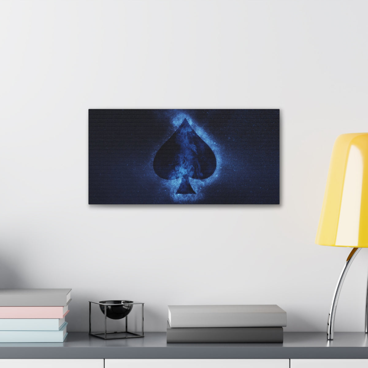 Abstract Spades Playing Card Canvas Wall Art for Home Decor Ready-to-Hang-Express Your Love Gifts