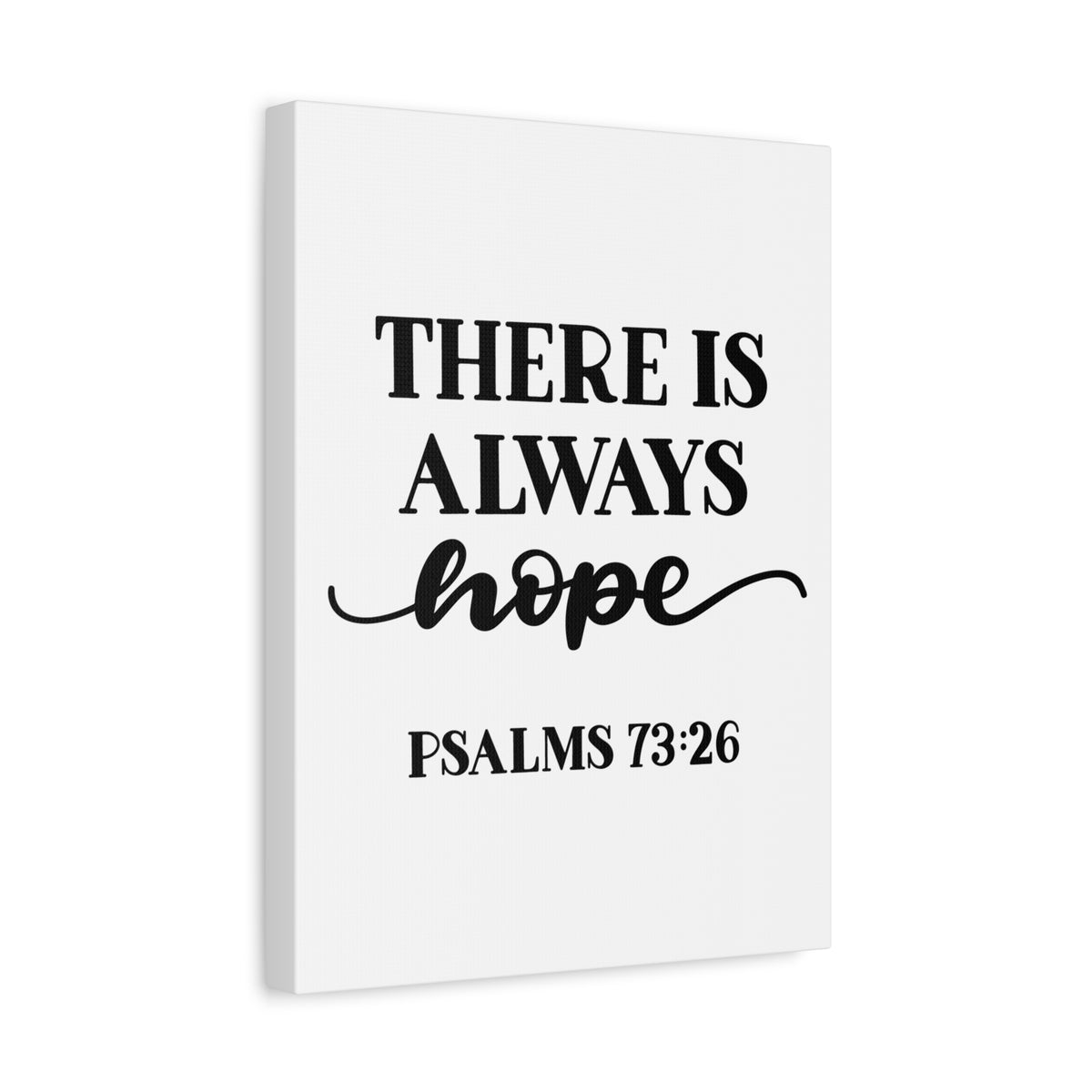 Scripture Canvas Hope Psalms 73:26 Christian Wall Art Bible Verse Print Ready to Hang-Express Your Love Gifts