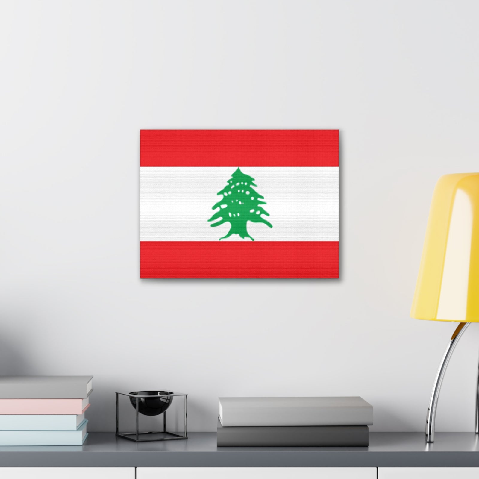 Lebanon Country Flag Canvas Vibrant Wall Art Unframed Home Decor-Express Your Love Gifts