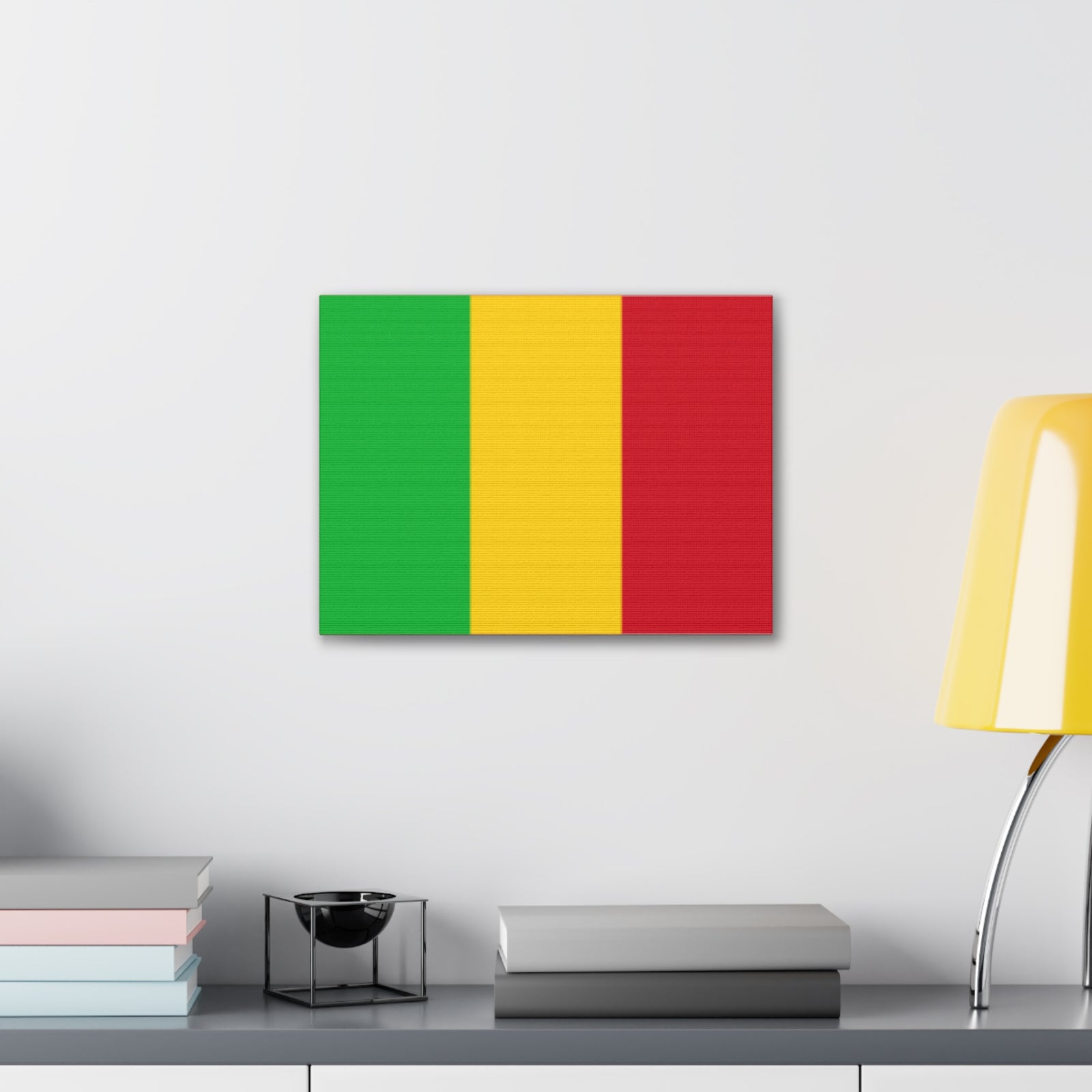 Mali Country Flag Canvas Vibrant Wall Art Unframed Home Decor-Express Your Love Gifts